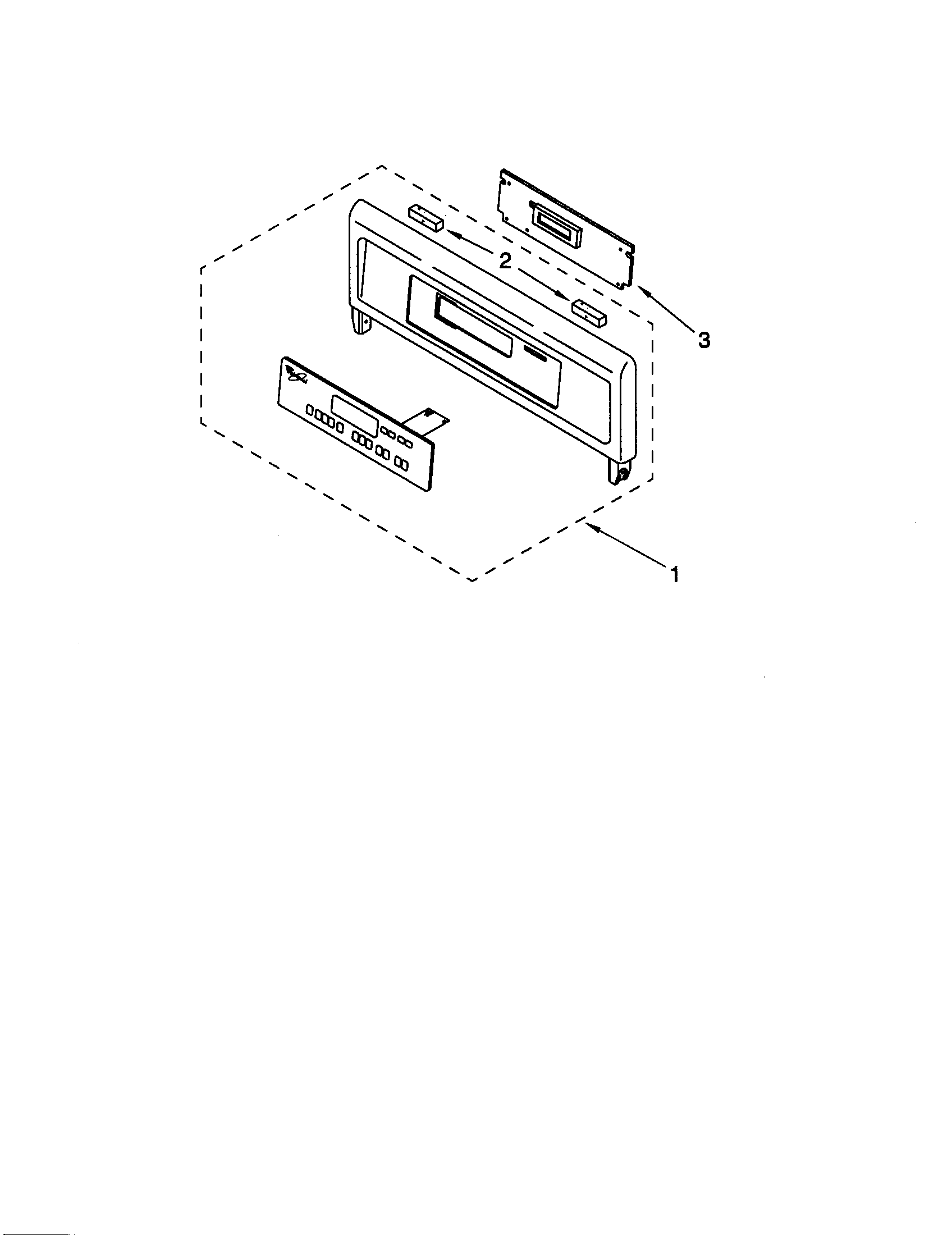 Whirlpool RBD306PDQ7 control panel diagram