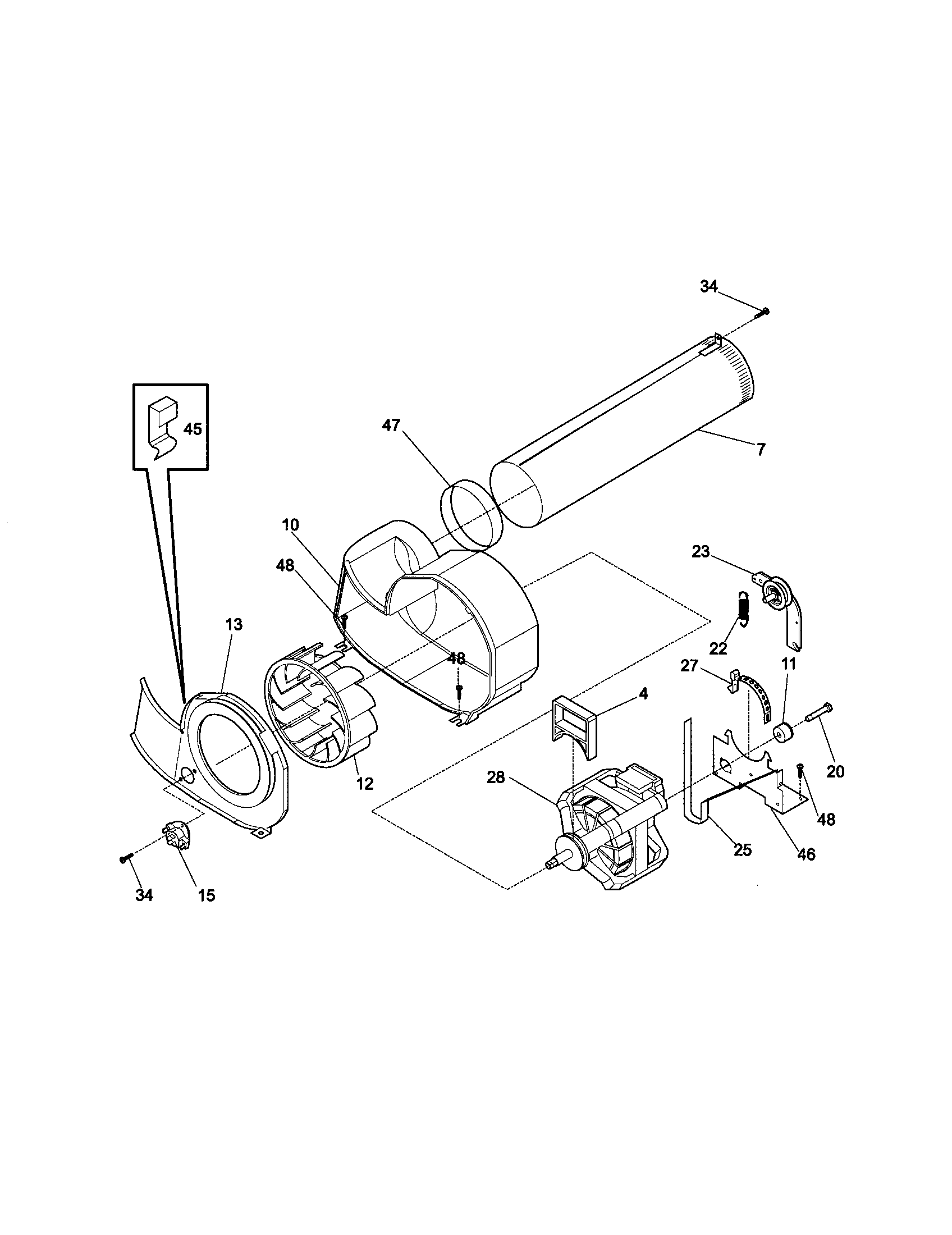 Kenmore 41780032990 motor diagram