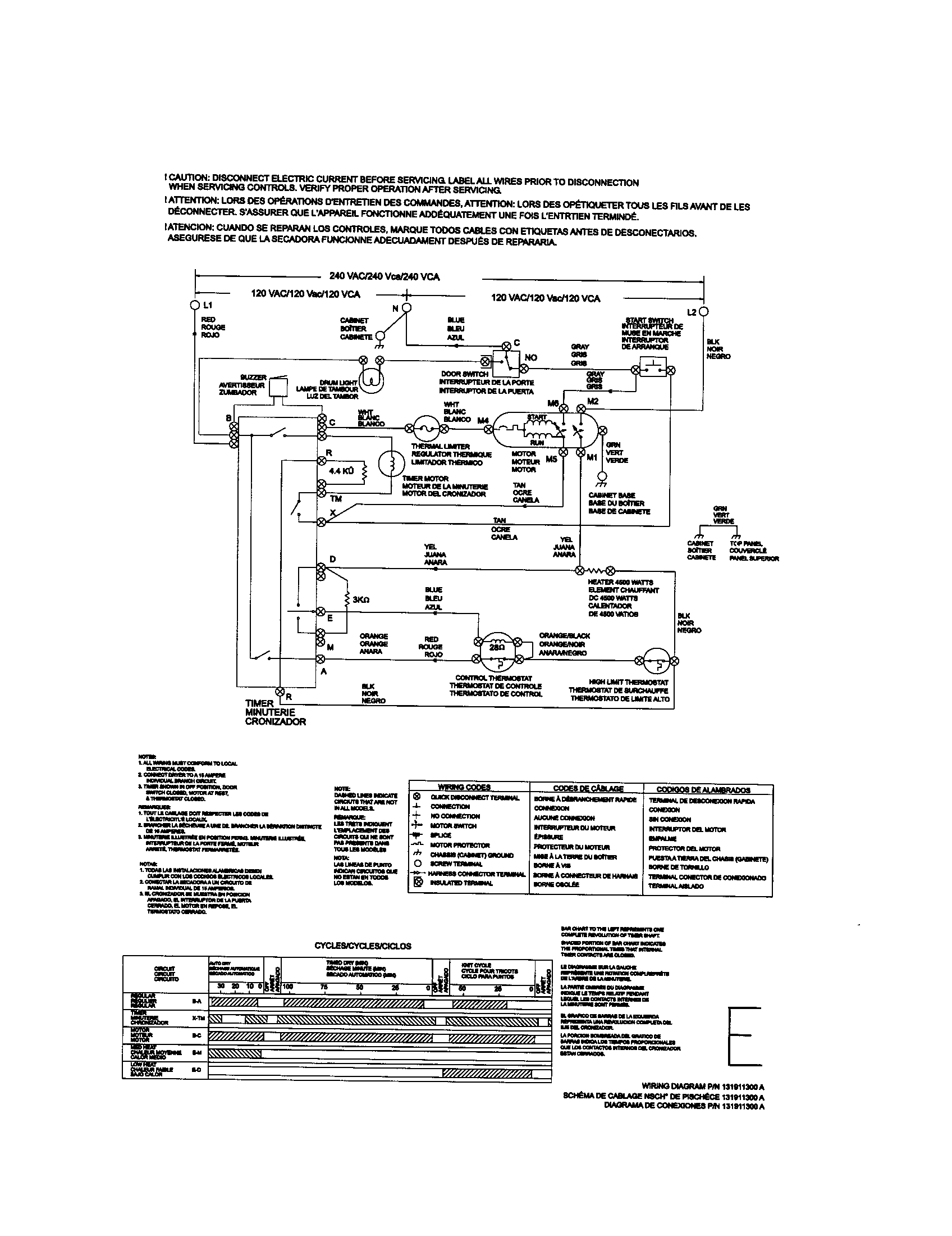 Kenmore 41780032990 wiring diagram