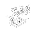 Whirlpool SCS3004GW1 burner box/gas valves/switches diagram