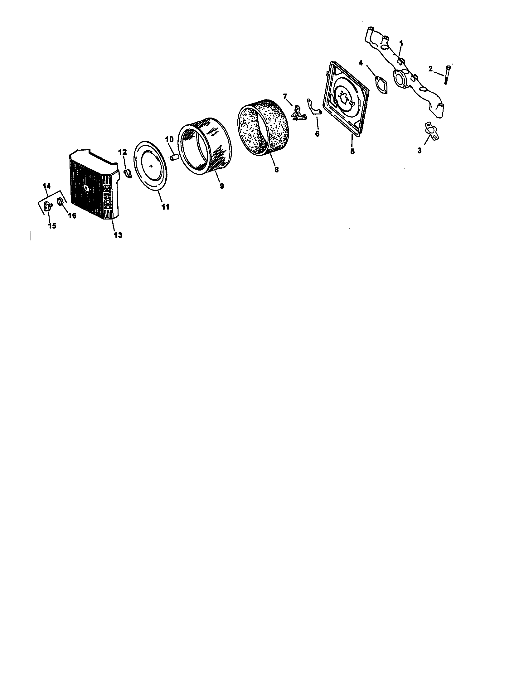 Craftsman 917273322 air intake diagram