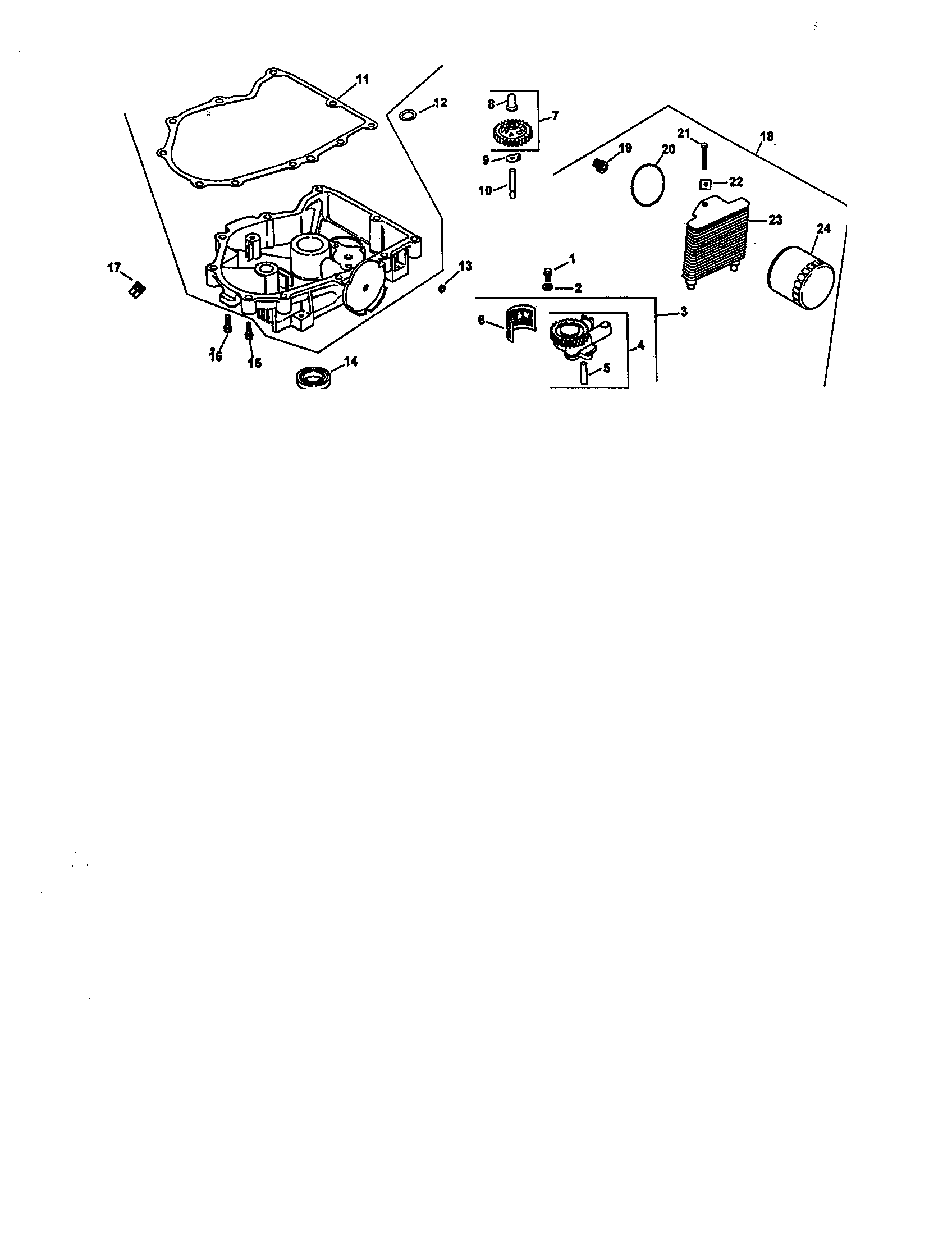 Craftsman 917273322 oil pan lubrication diagram
