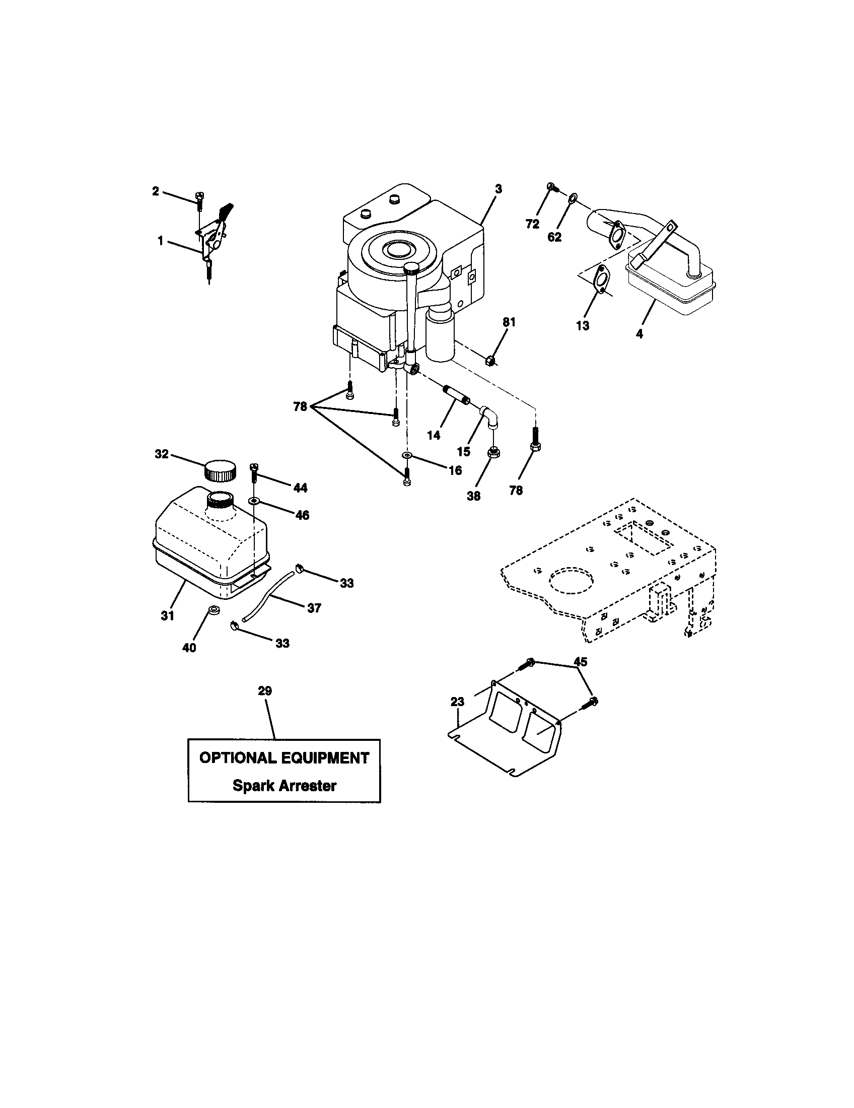Craftsman 917270654 engine diagram