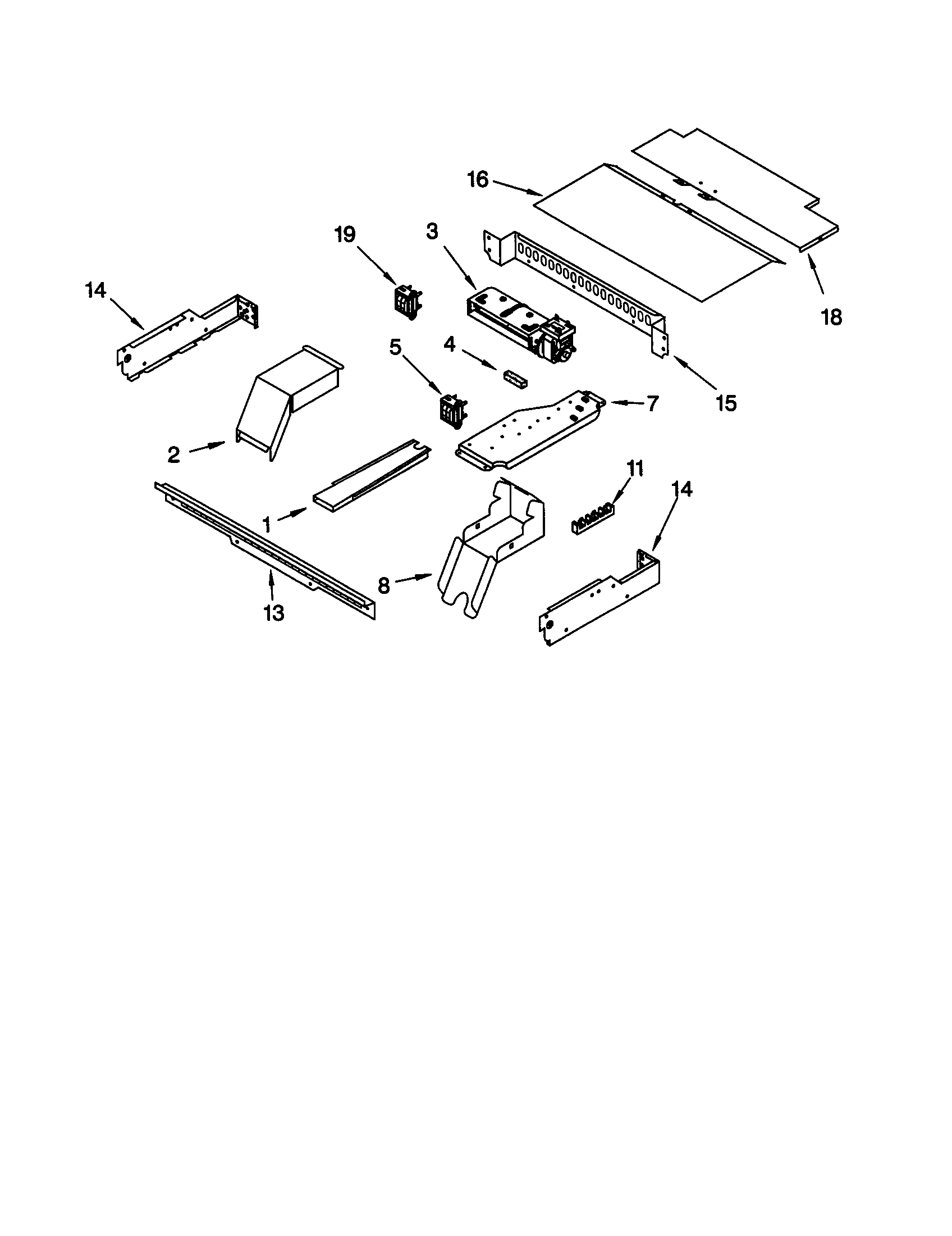 KitchenAid KEBS107DBAL8 top venting diagram