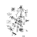 Tecumseh LEV100-335028D craftsman 4-cycle engine diagram