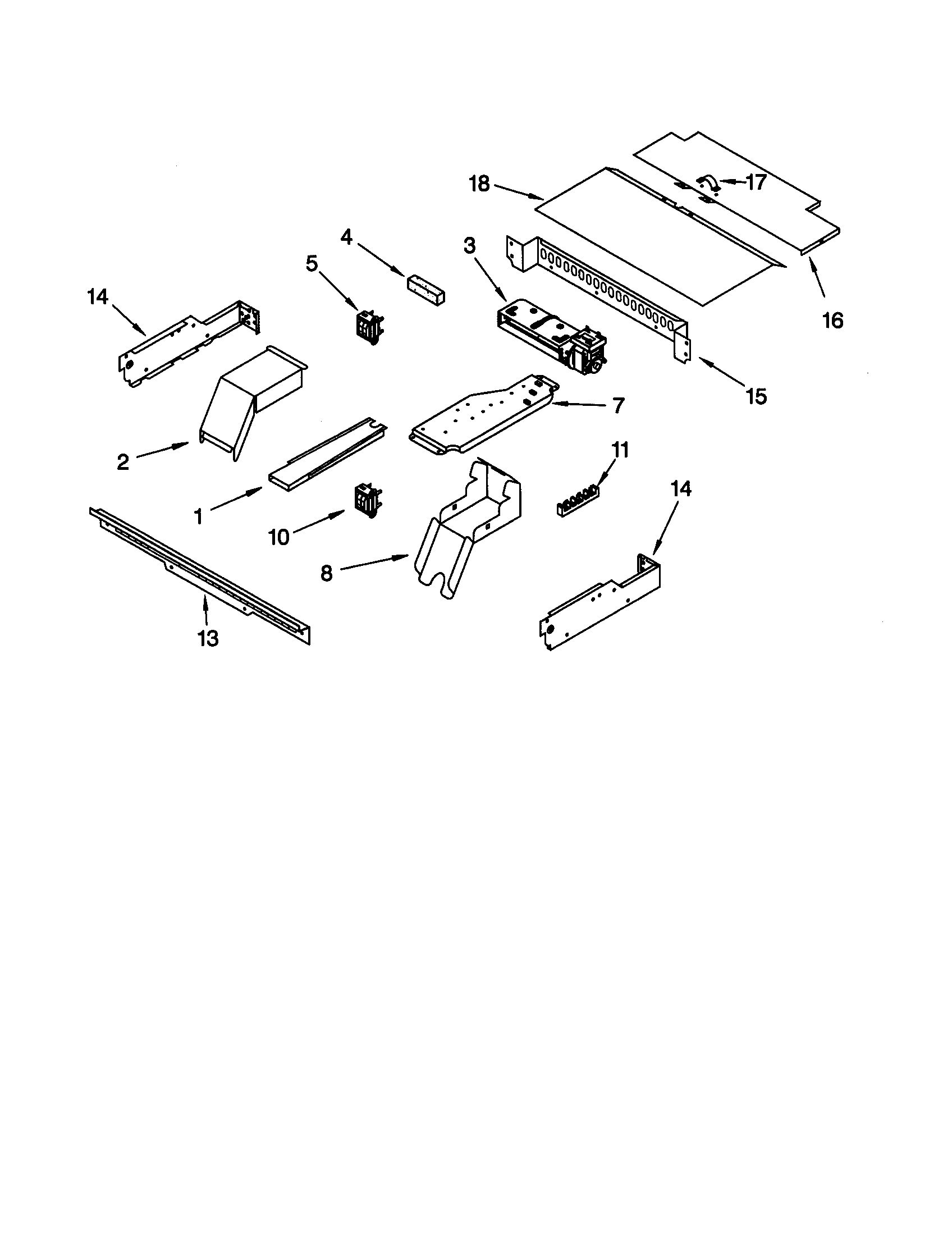 KitchenAid KEBI141DWH8 top venting diagram