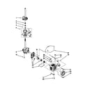 Kenmore 11020922990 brake/clutch/gearcase/motor/pump diagram