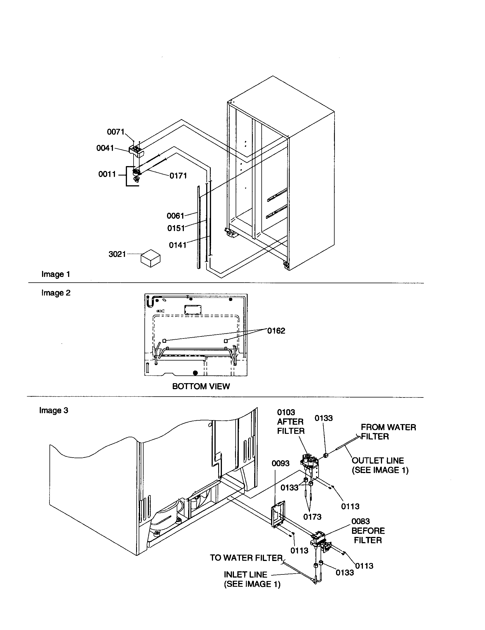 Kenmore 59650392000 water filter assy diagram