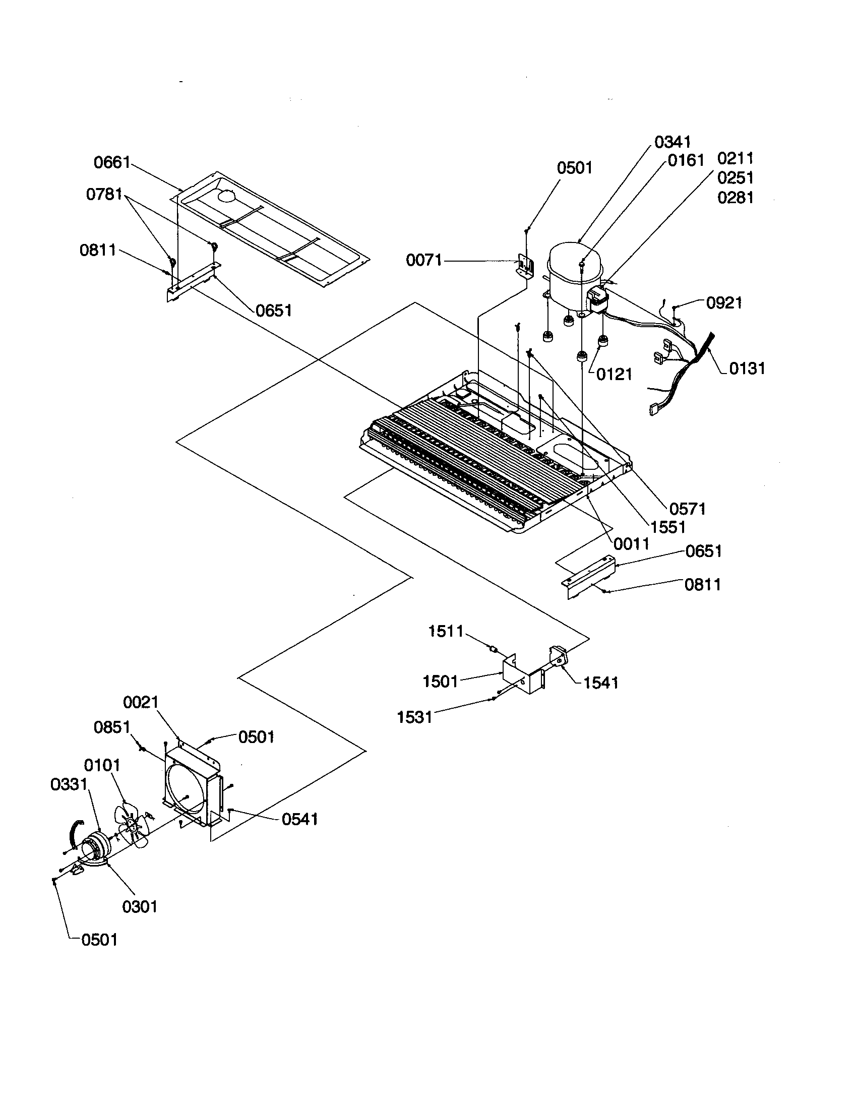 Kenmore 59650392000 machine compartment diagram