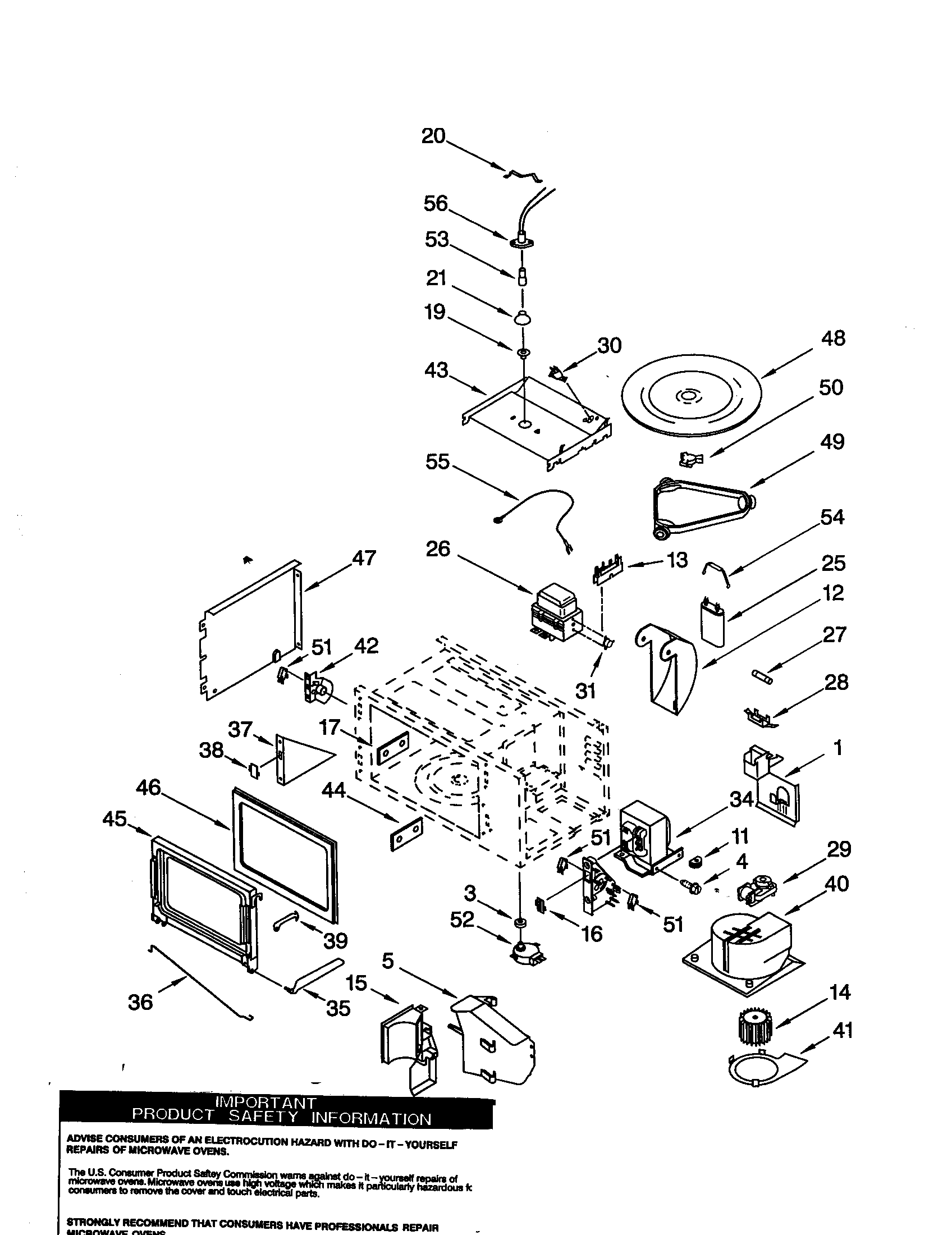 Whirlpool GMC305PDQ3 cabinet and stirrer diagram