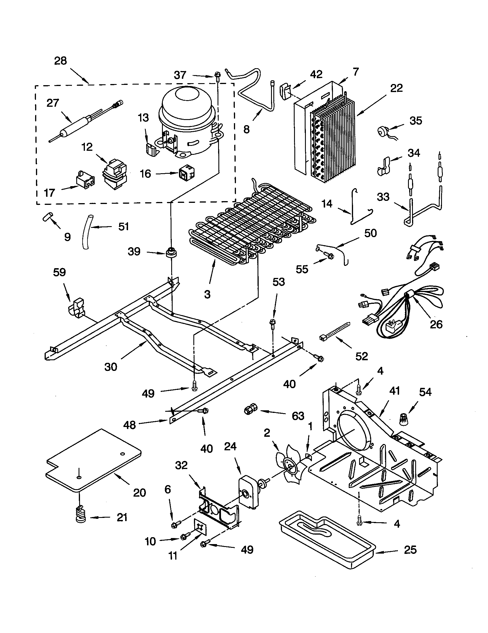 Whirlpool GD25DCXHS00 unit diagram