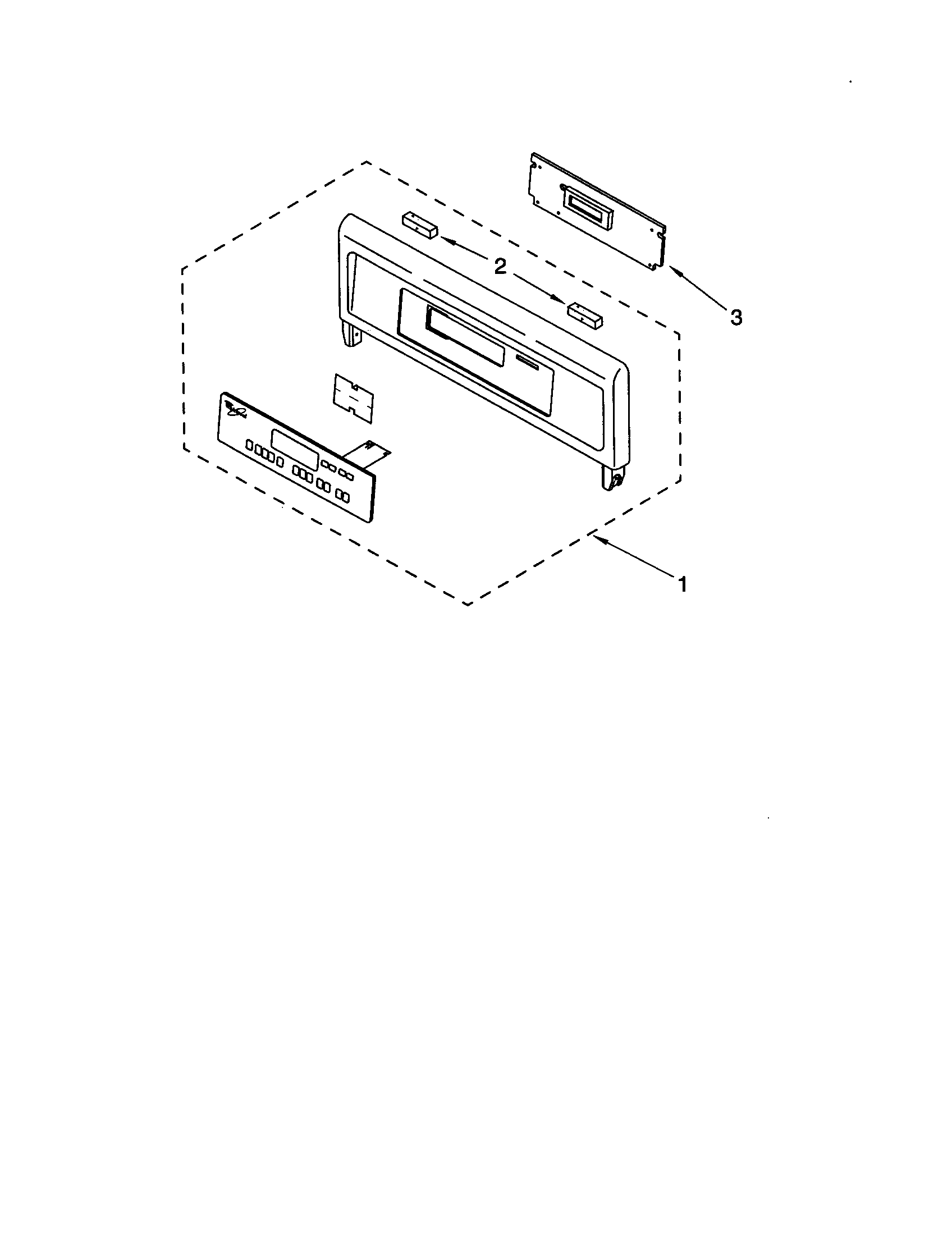 Whirlpool GBS307PDS4 control panel diagram