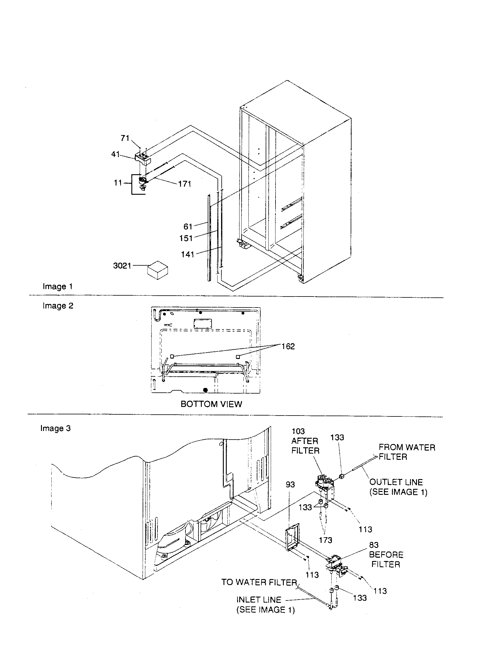 Kenmore 59650392001 water filter assembly diagram