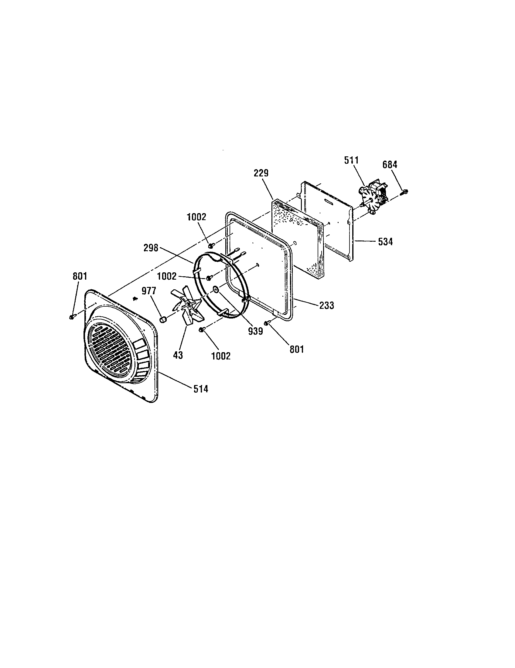 Kenmore Elite 91199003991 fan diagram