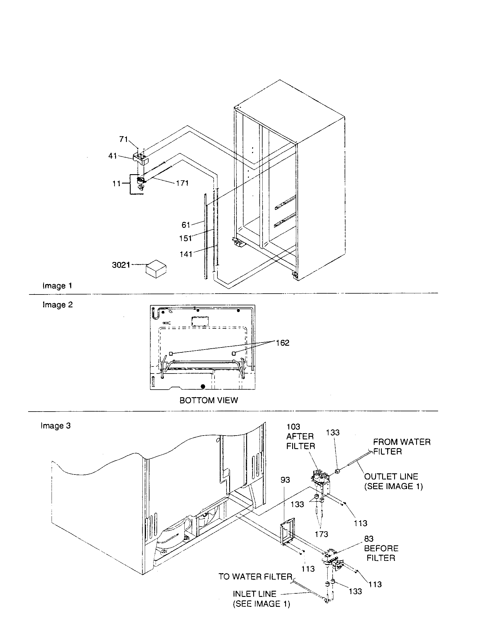 Kenmore 59650699001 water filter assembly diagram
