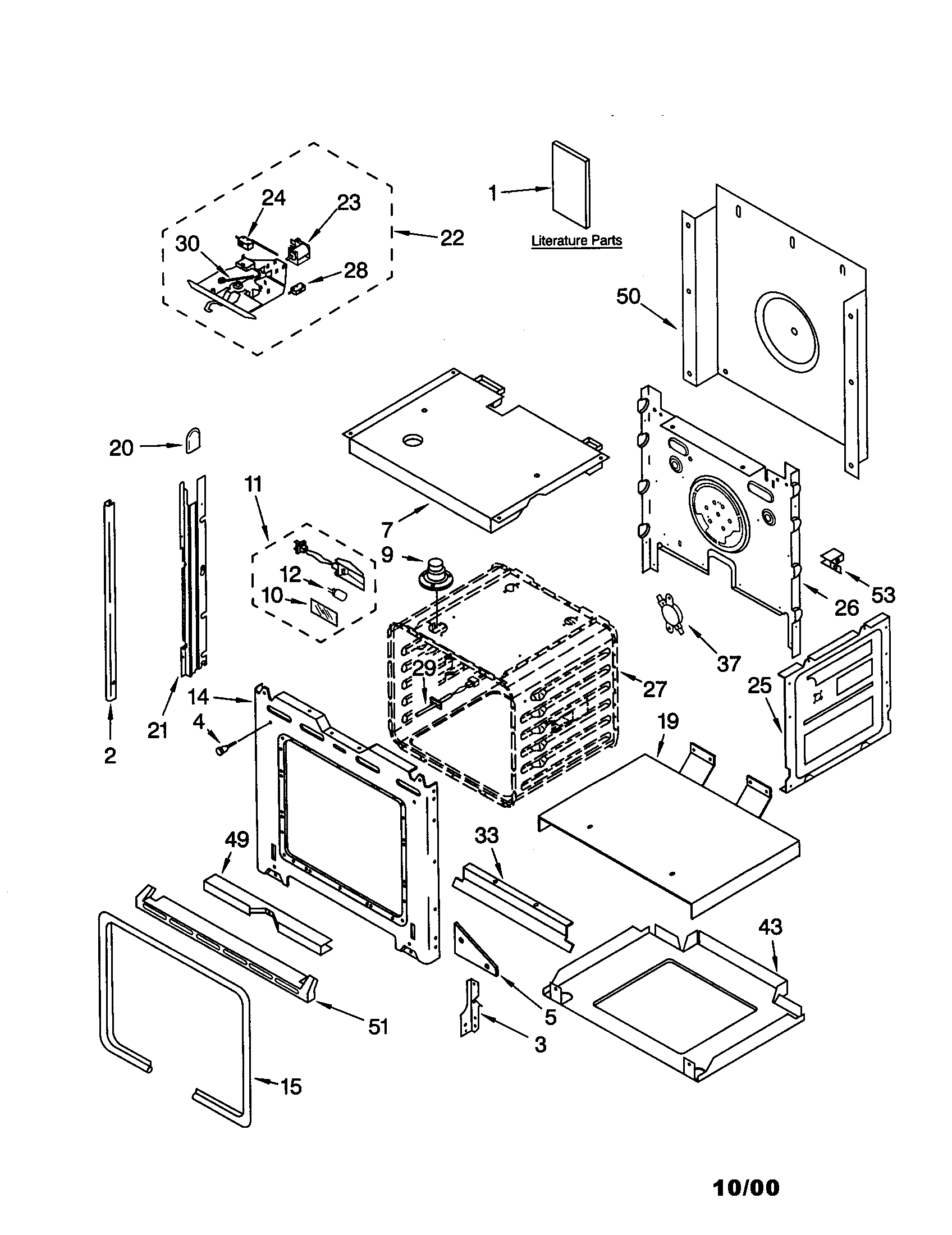 KitchenAid KEBC177HBT1 oven diagram