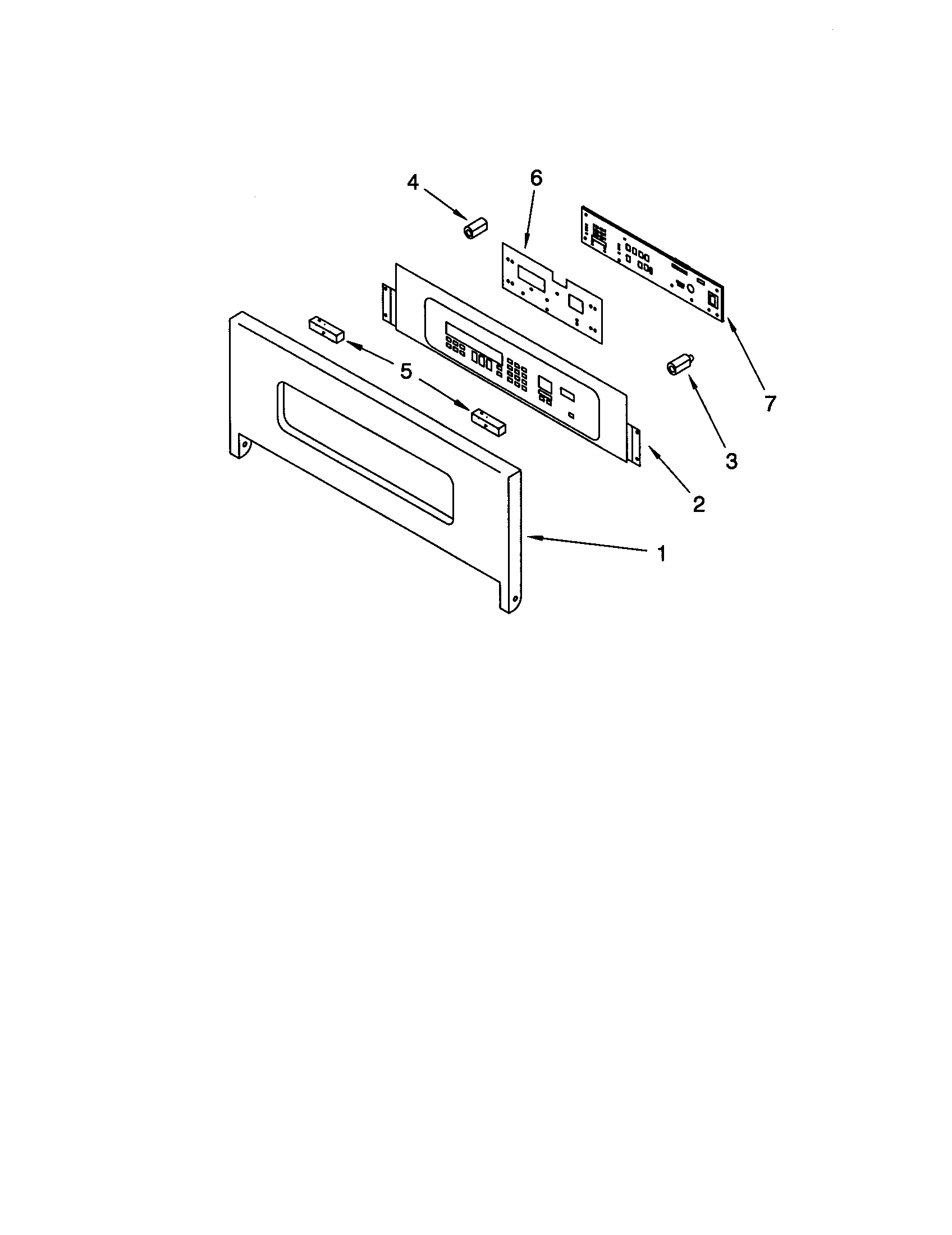 KitchenAid KEBC177HBT1 control panel diagram