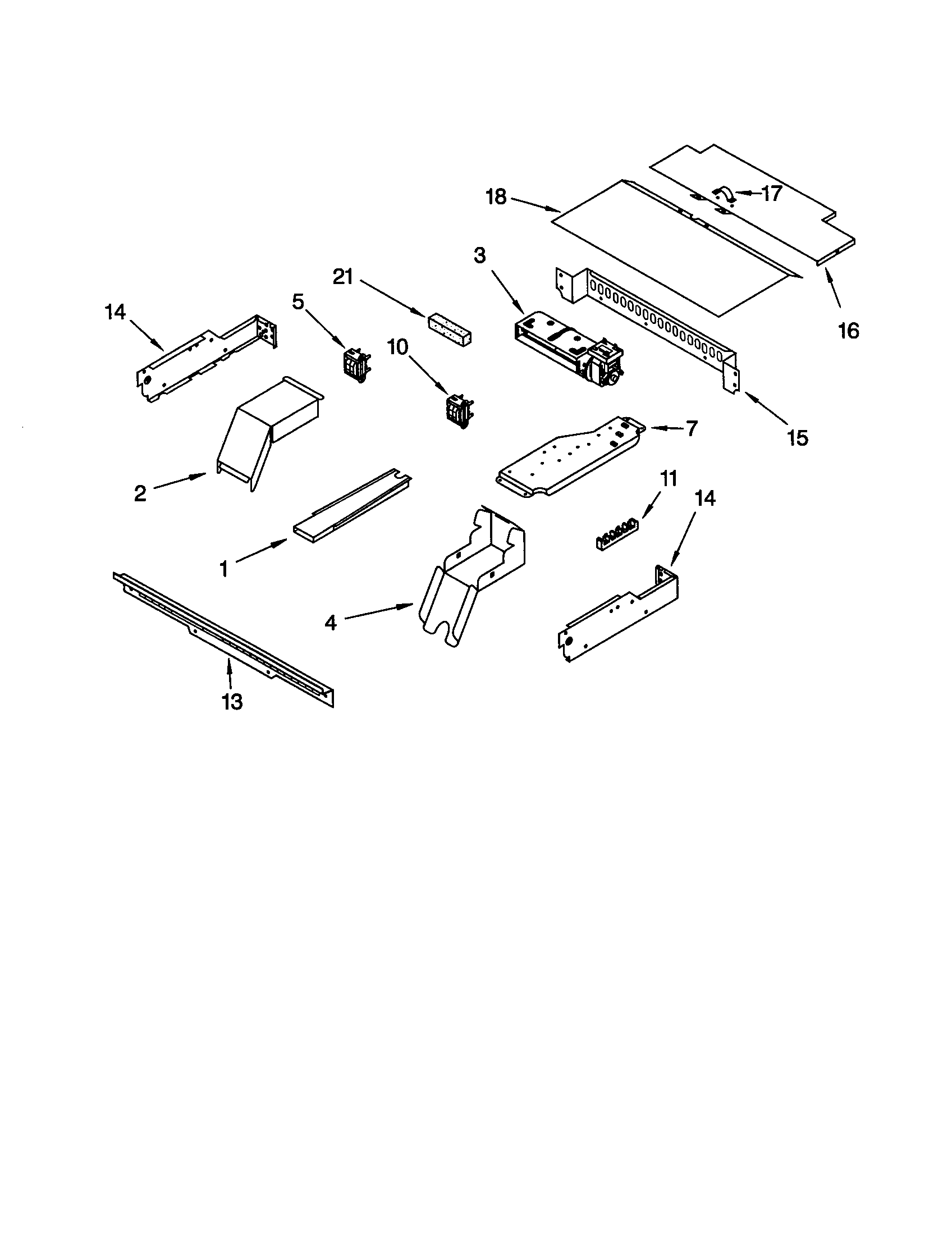 KitchenAid KEBC177HBT1 top venting diagram