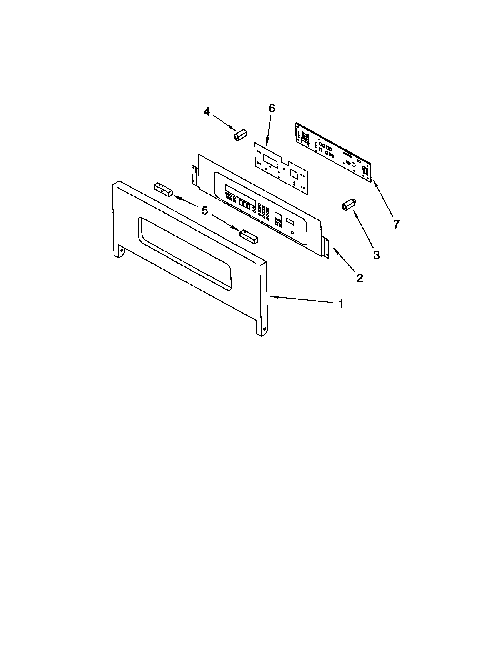 KitchenAid KEBS107DSS9 control panel diagram