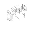 KitchenAid KEBS177DBT9 oven door diagram