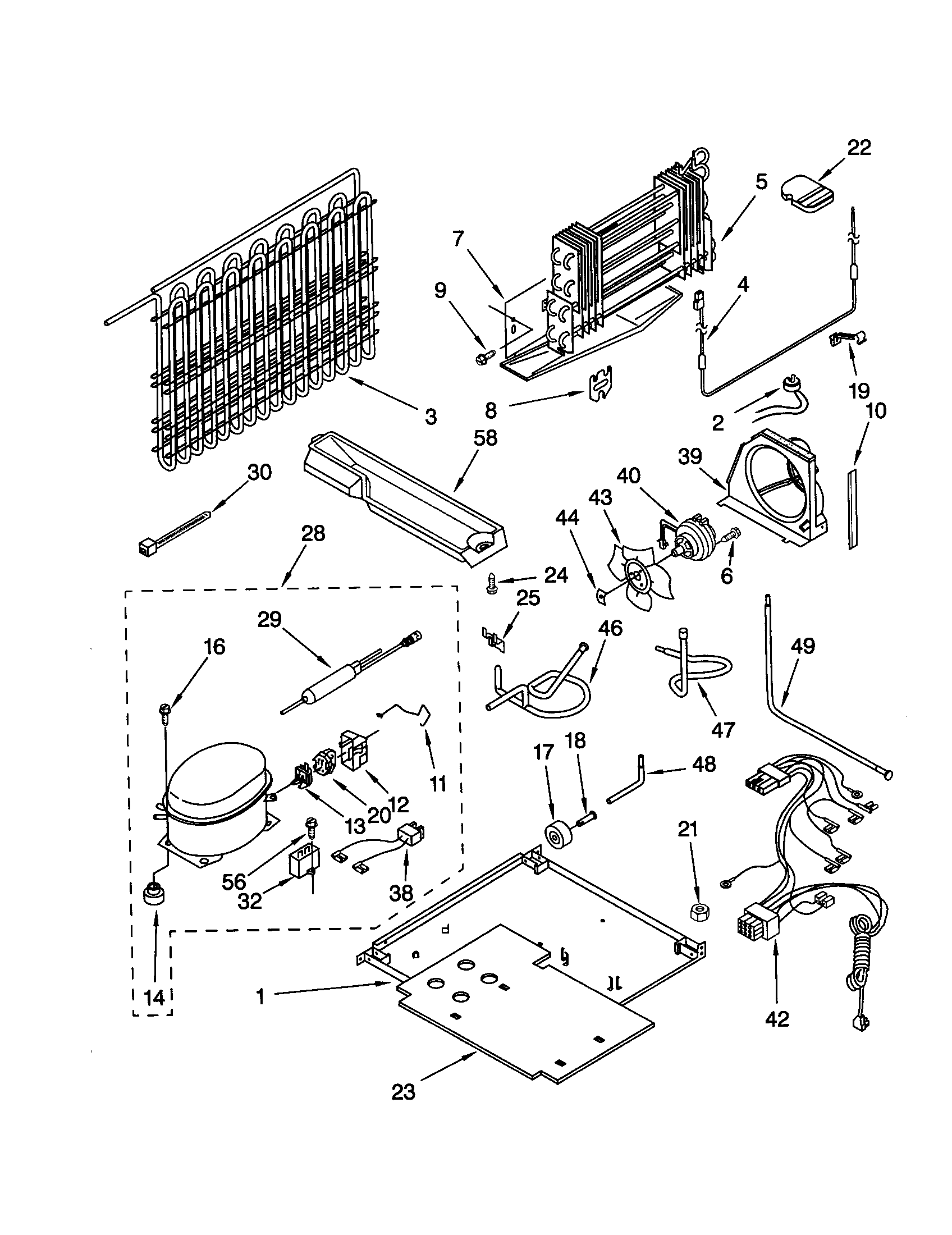 KitchenAid KTRC22MJBT00 unit diagram