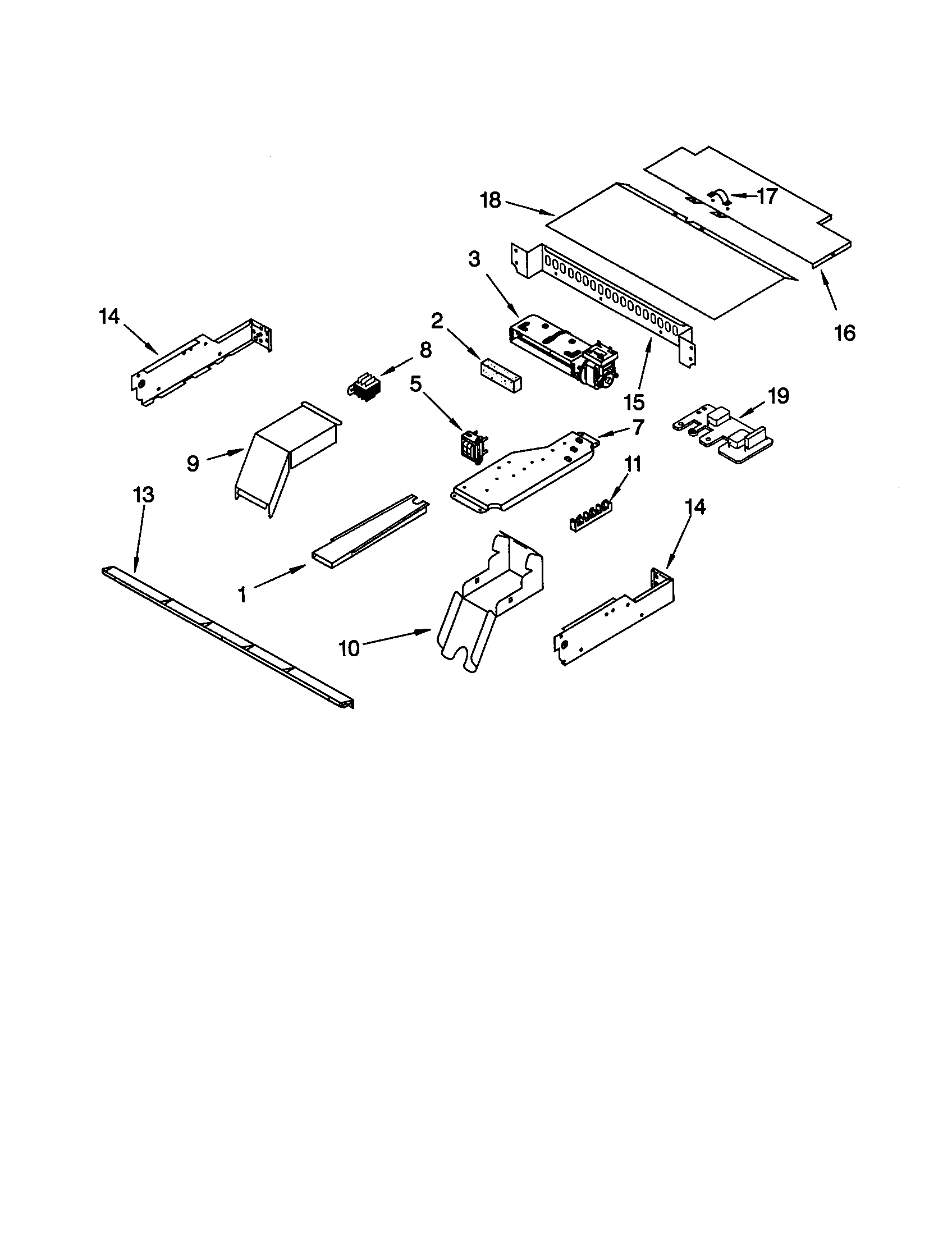 KitchenAid KEBS247DBL9 top venting diagram