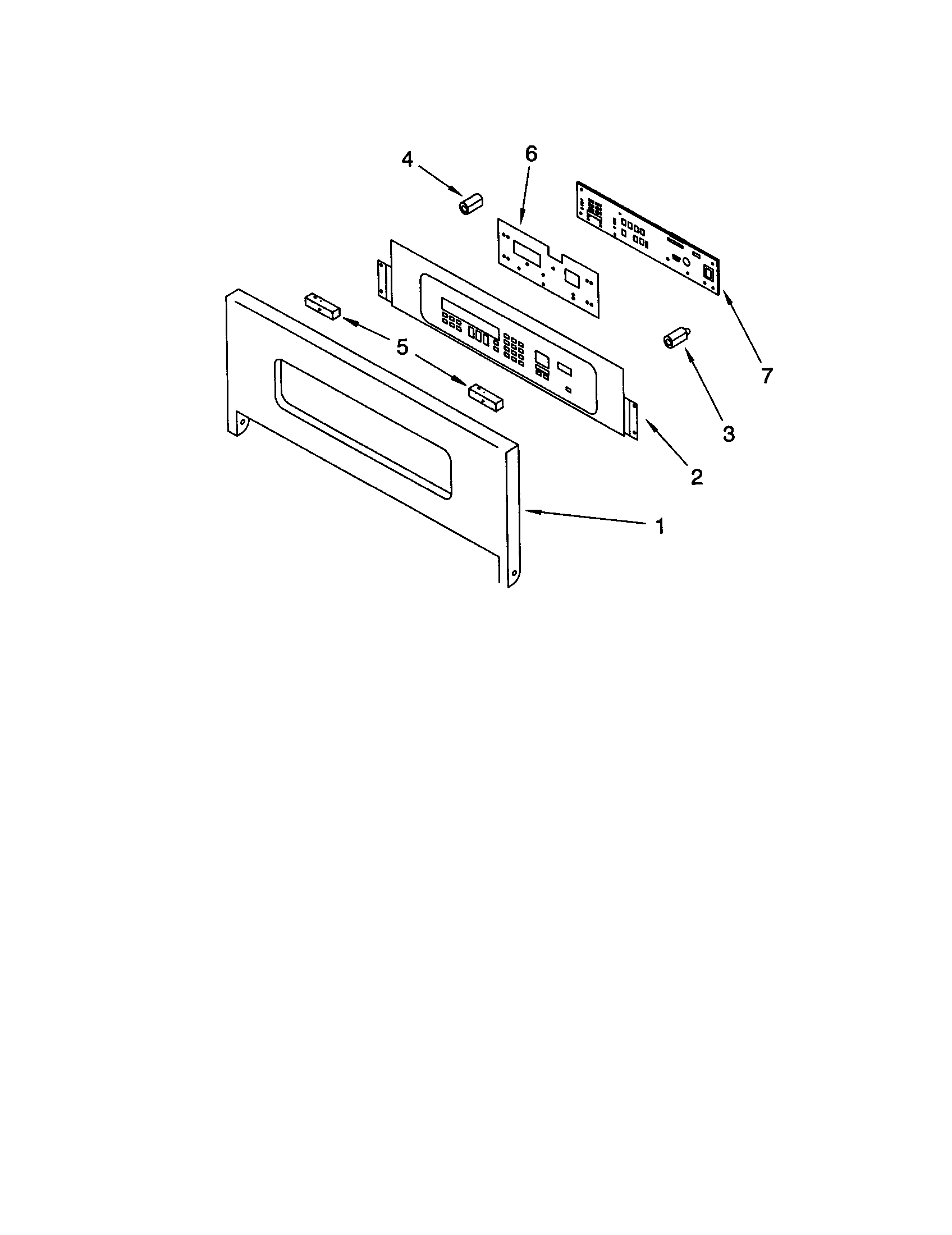 KitchenAid KEBS107DSS8 control panel diagram