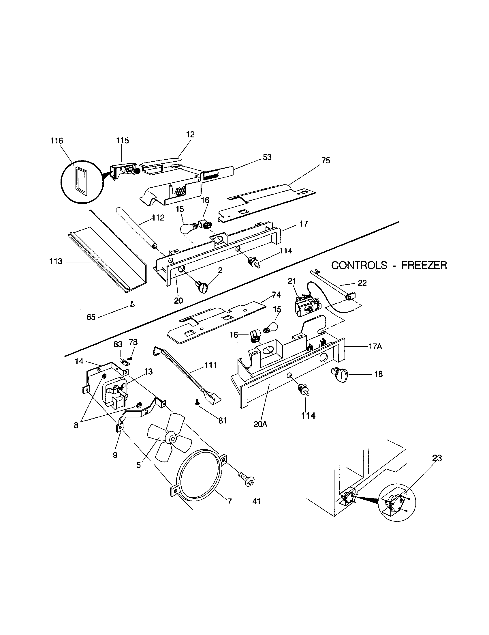 Kenmore 25348022894 controls diagram