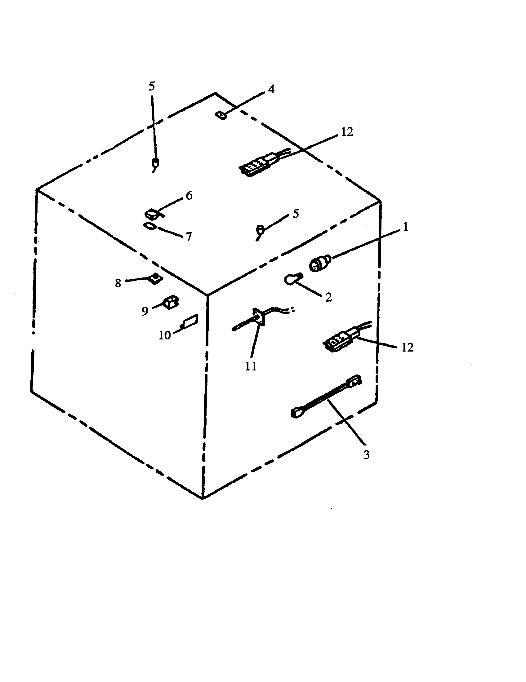 Amana AGS760WW-P1141238NWW electric components diagram