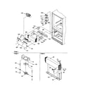 Amana BG21VW-P1325001WW evaporator/freezer control assembly diagram