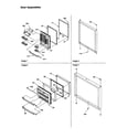 Amana BG21VW-P1325001WW door assemblies diagram