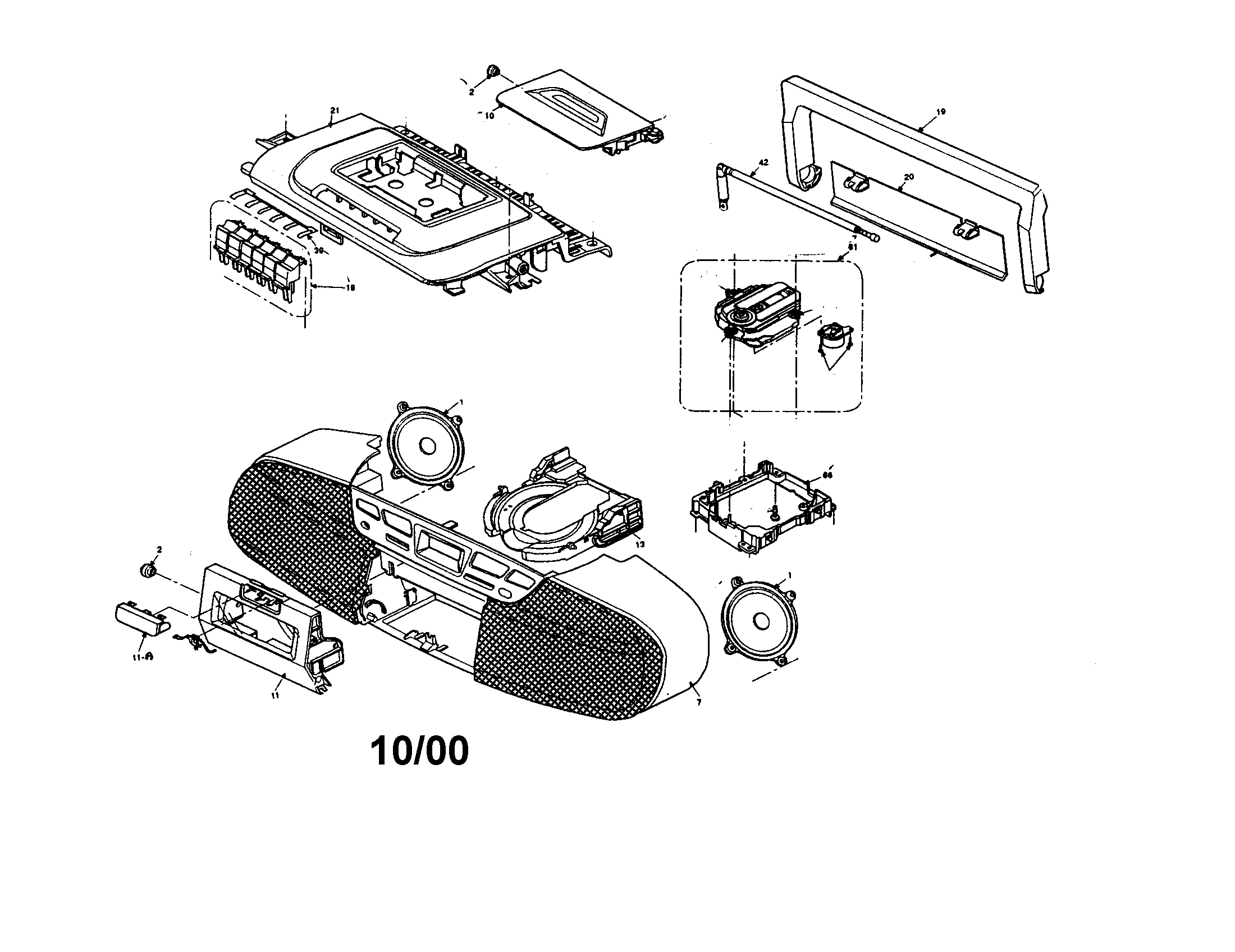 Panasonic RX-DS27 stereo diagram