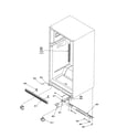 Amana DRT2102AC-PDRT2102AC0 ladders, lower cabinet diagram