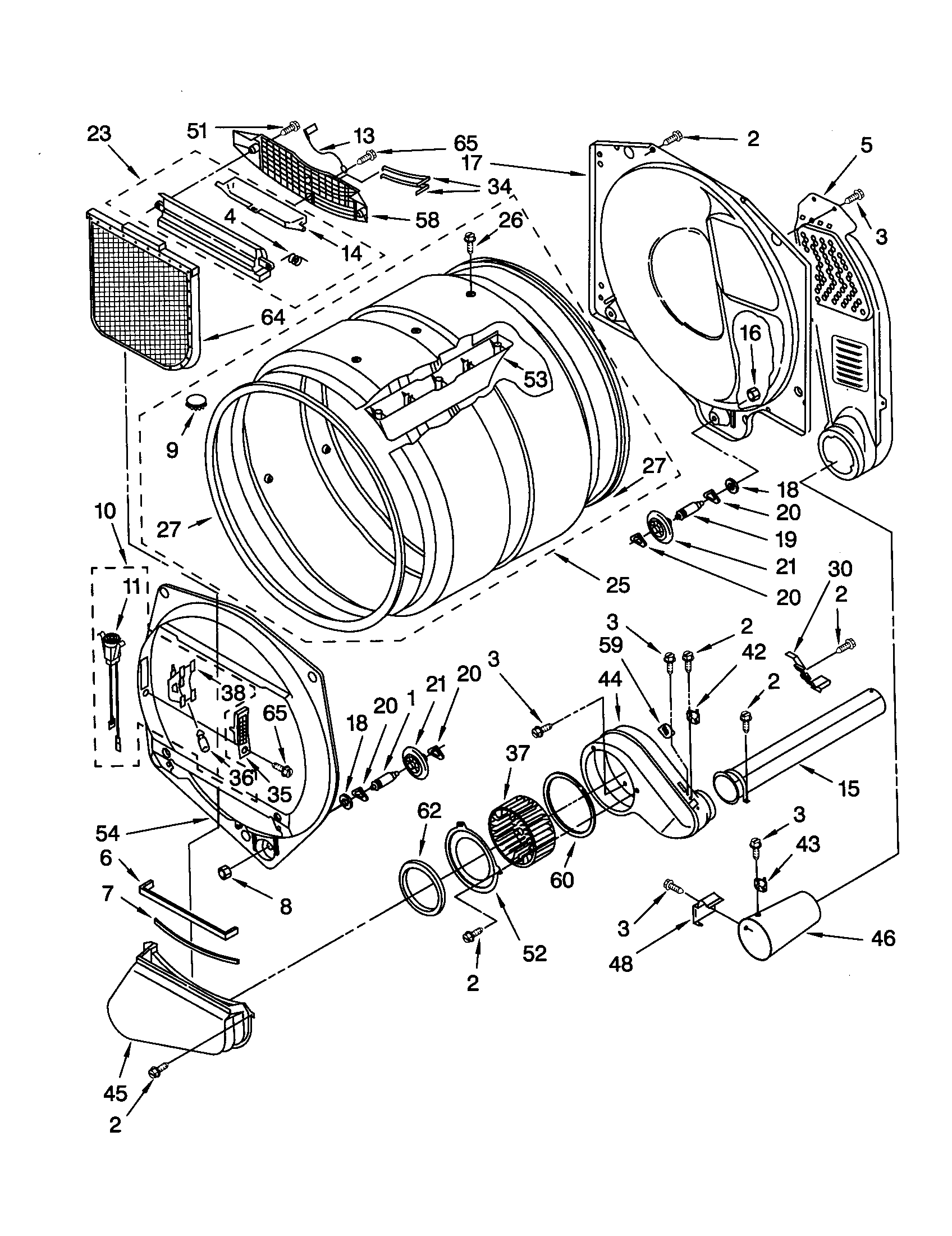 Whirlpool GGQ8858JT1 bulkhead diagram