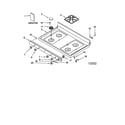 Kenmore 66575834003 cooktop diagram