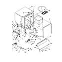 Whirlpool DU810DWGU2 tub assembly diagram