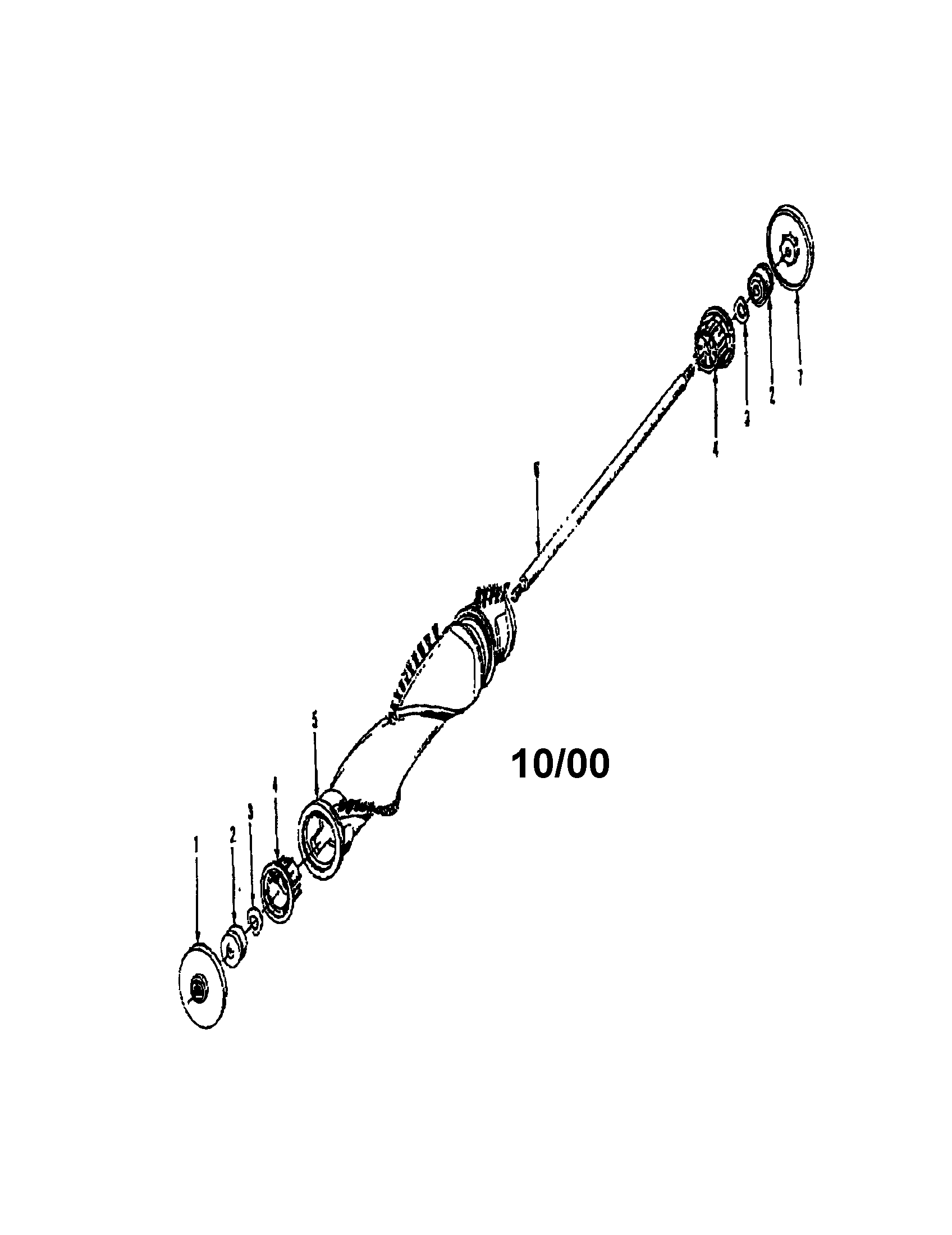 Hoover U4283970 agitator diagram
