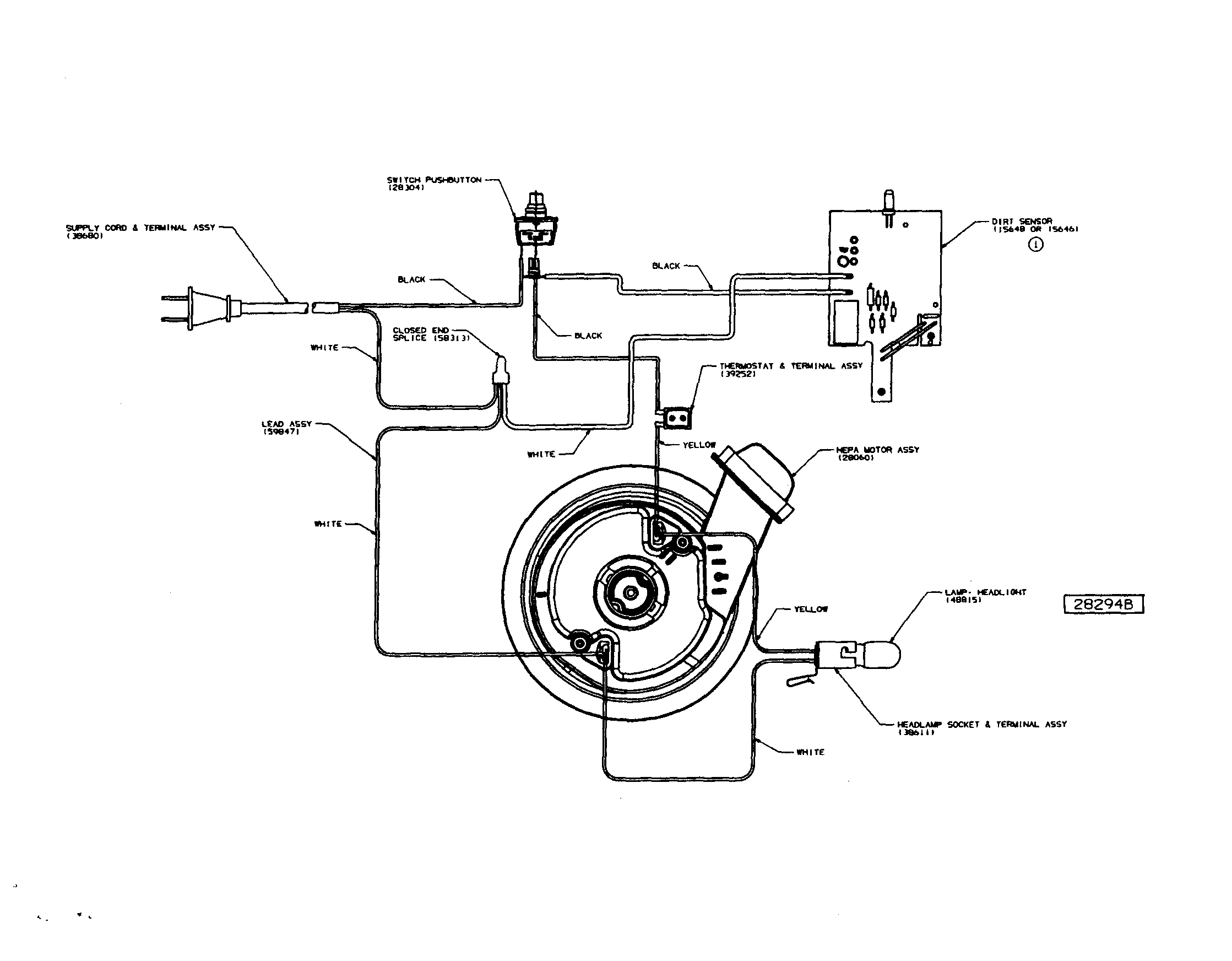 Eureka 4687AT wiring diagram