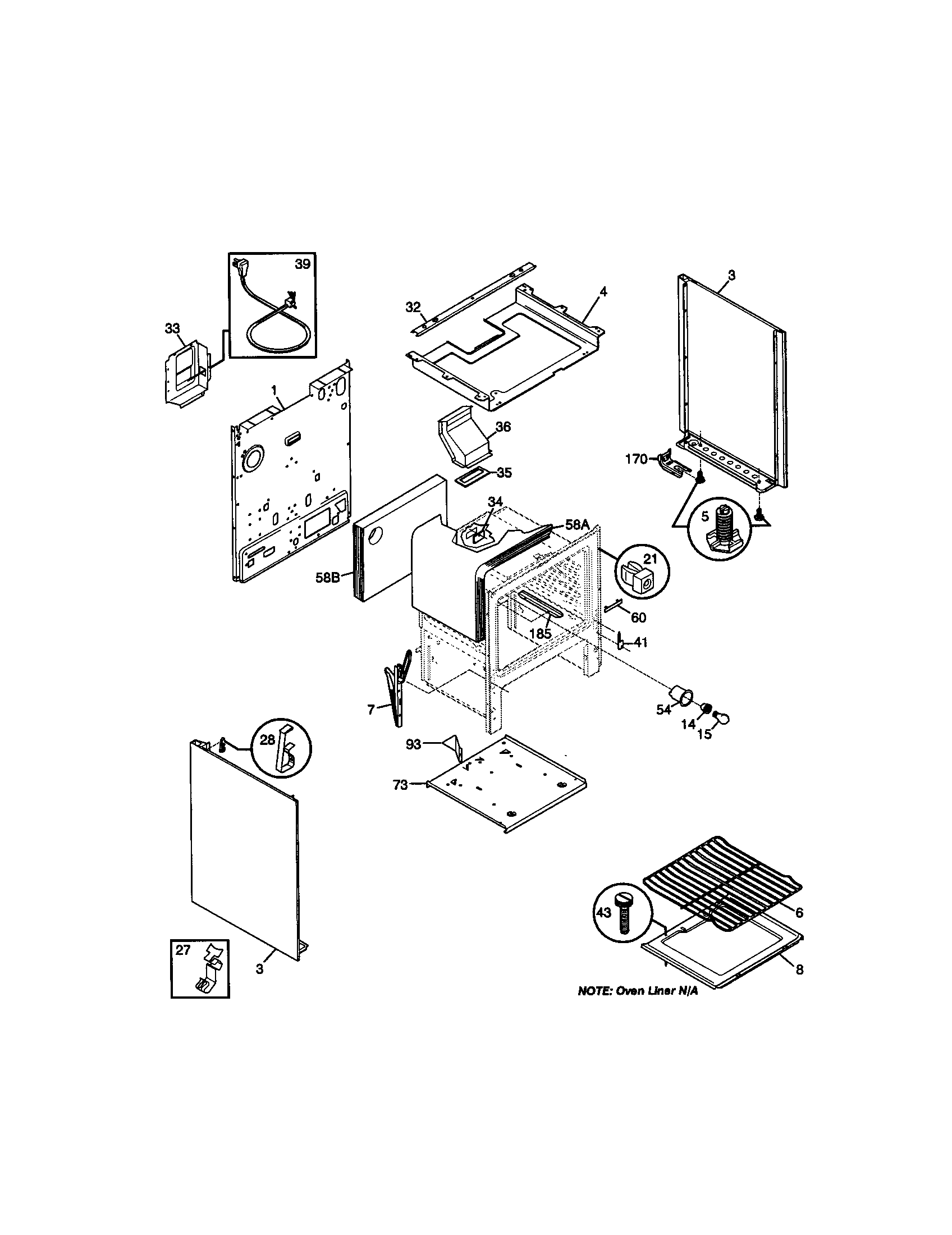 Kenmore 79071102001 body diagram