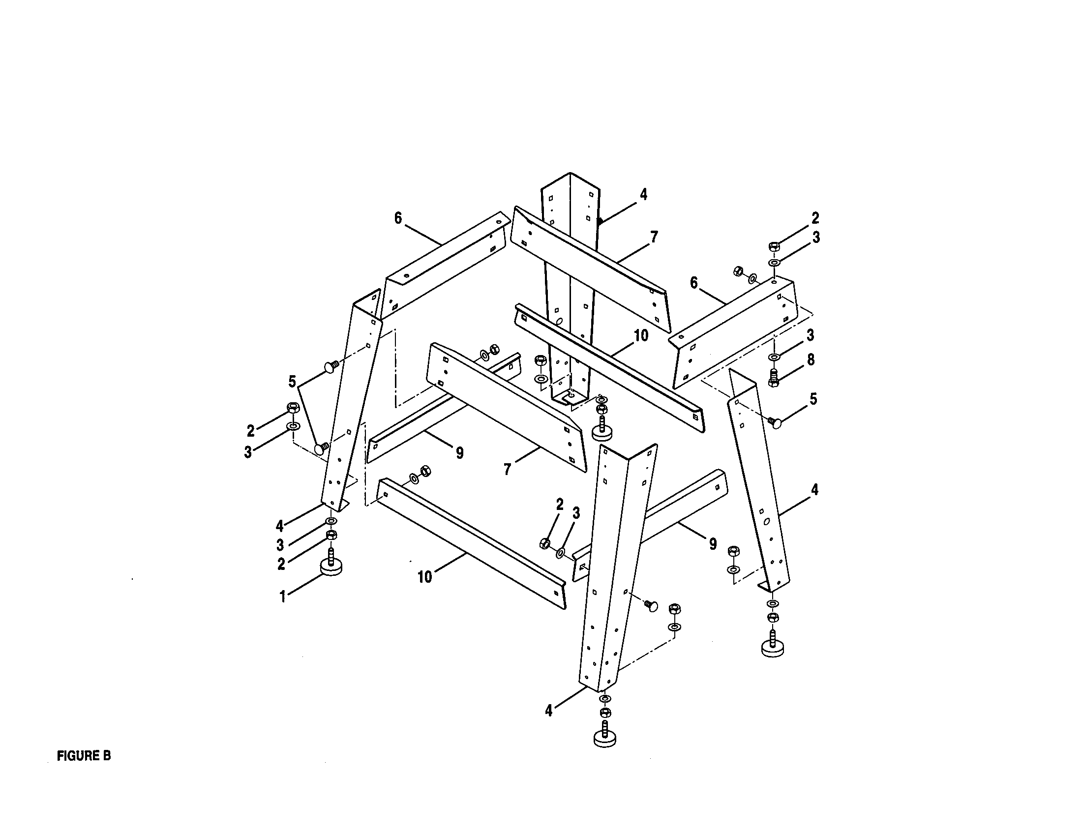 Craftsman 315228490 leveling foot diagram