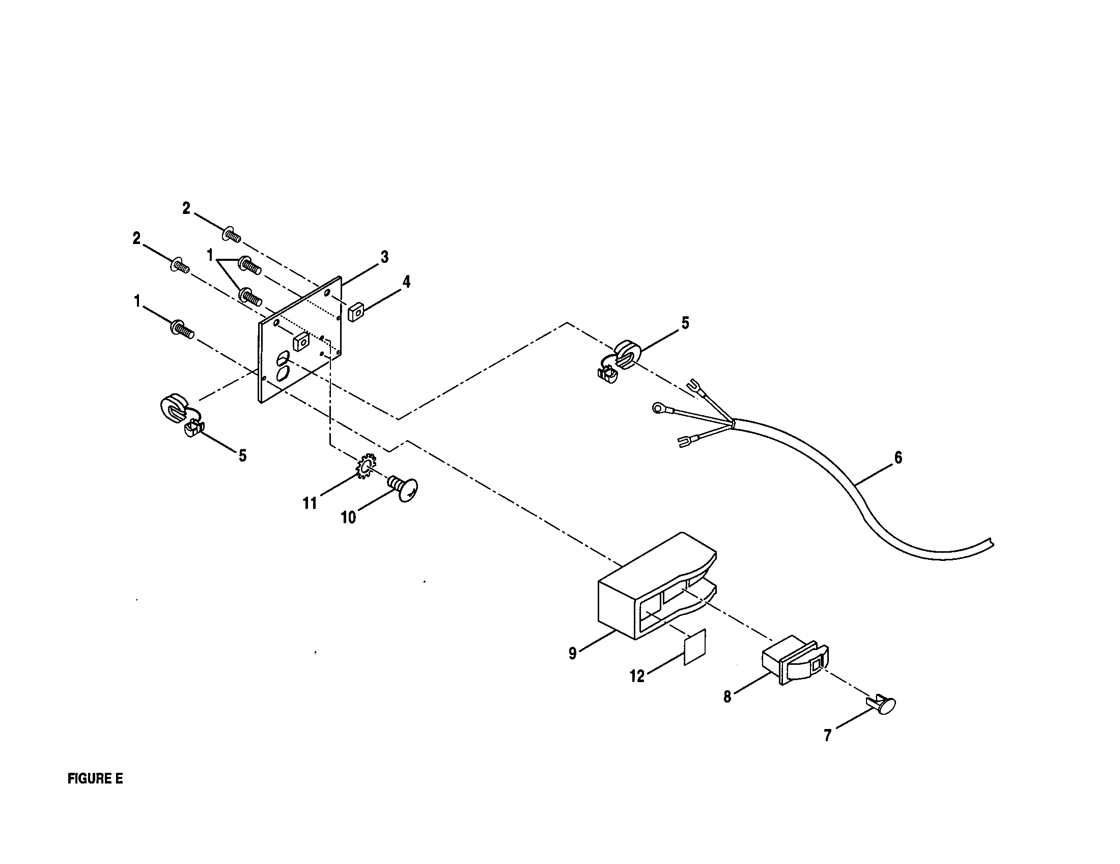 Craftsman 315228490 switch housing diagram
