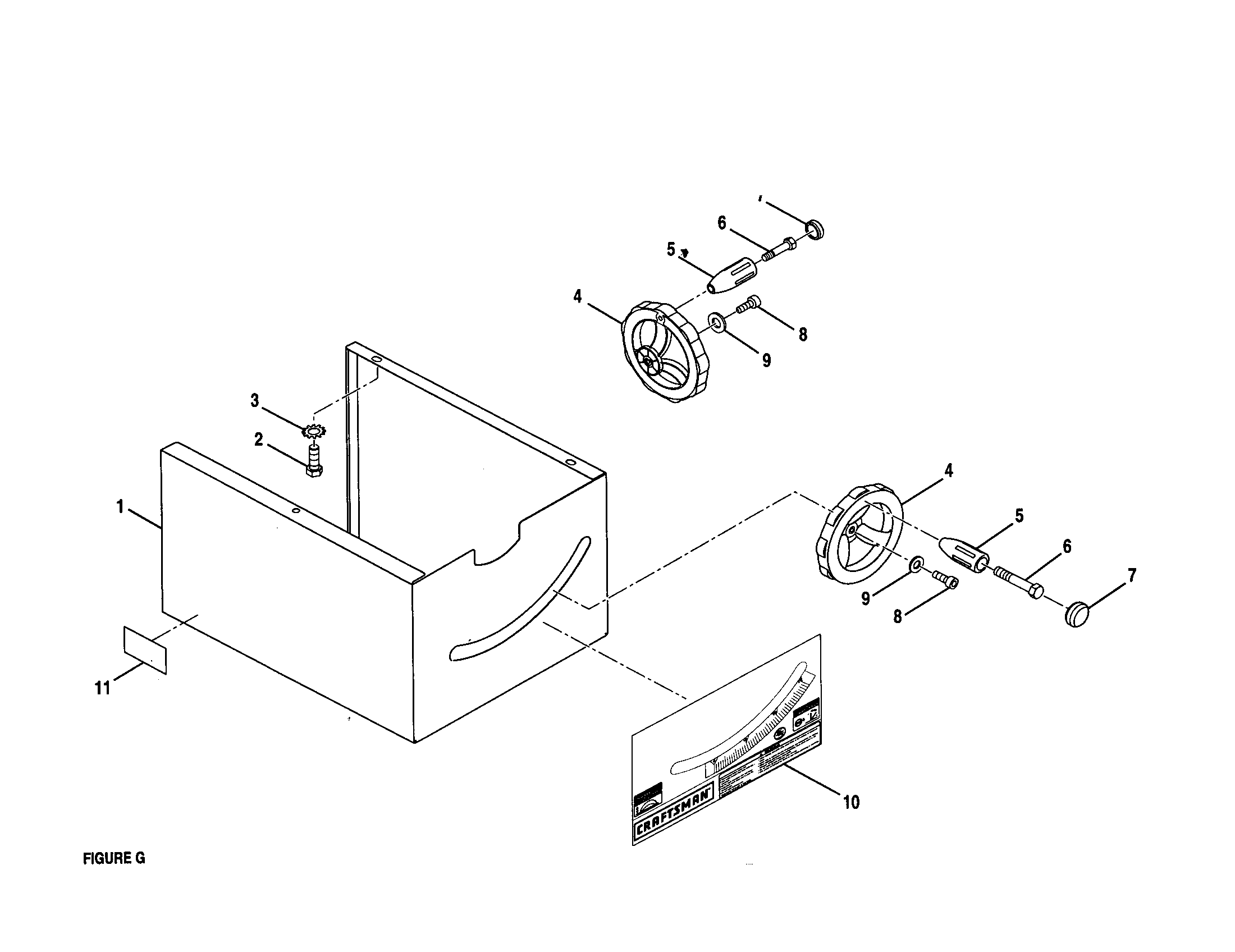 Craftsman 315228490 base diagram