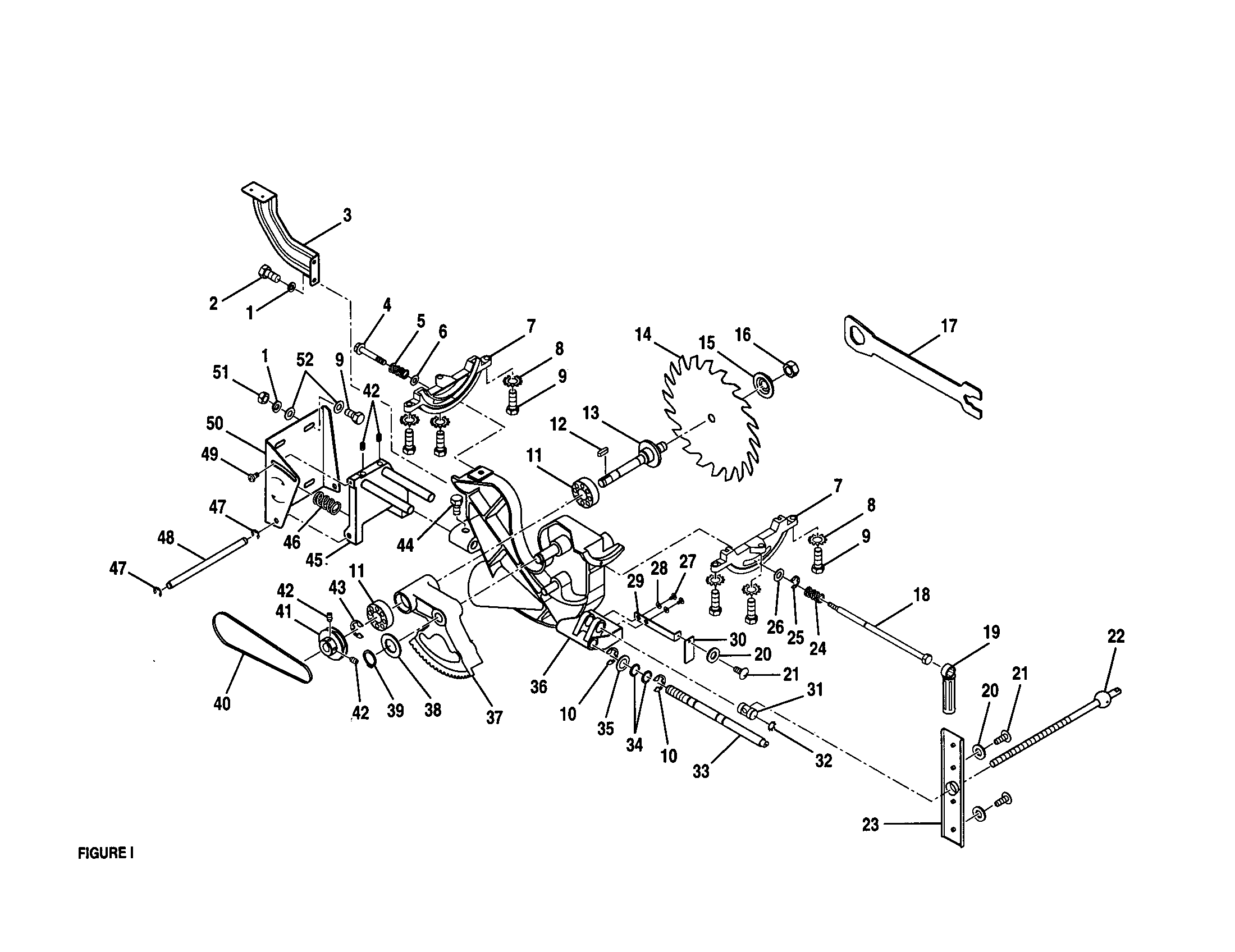 Craftsman 315228490 blade diagram