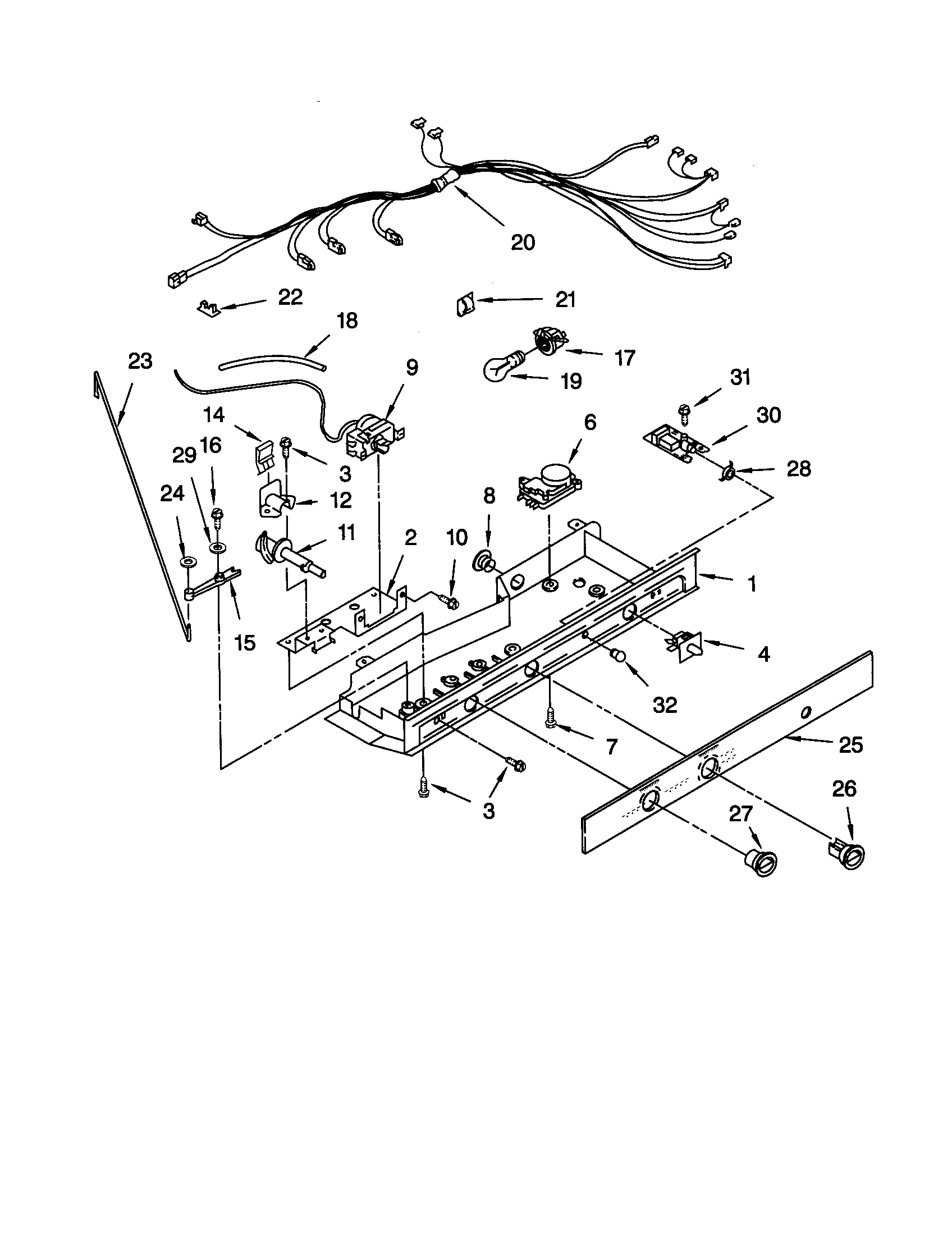Whirlpool ED27QFXHT01 control diagram