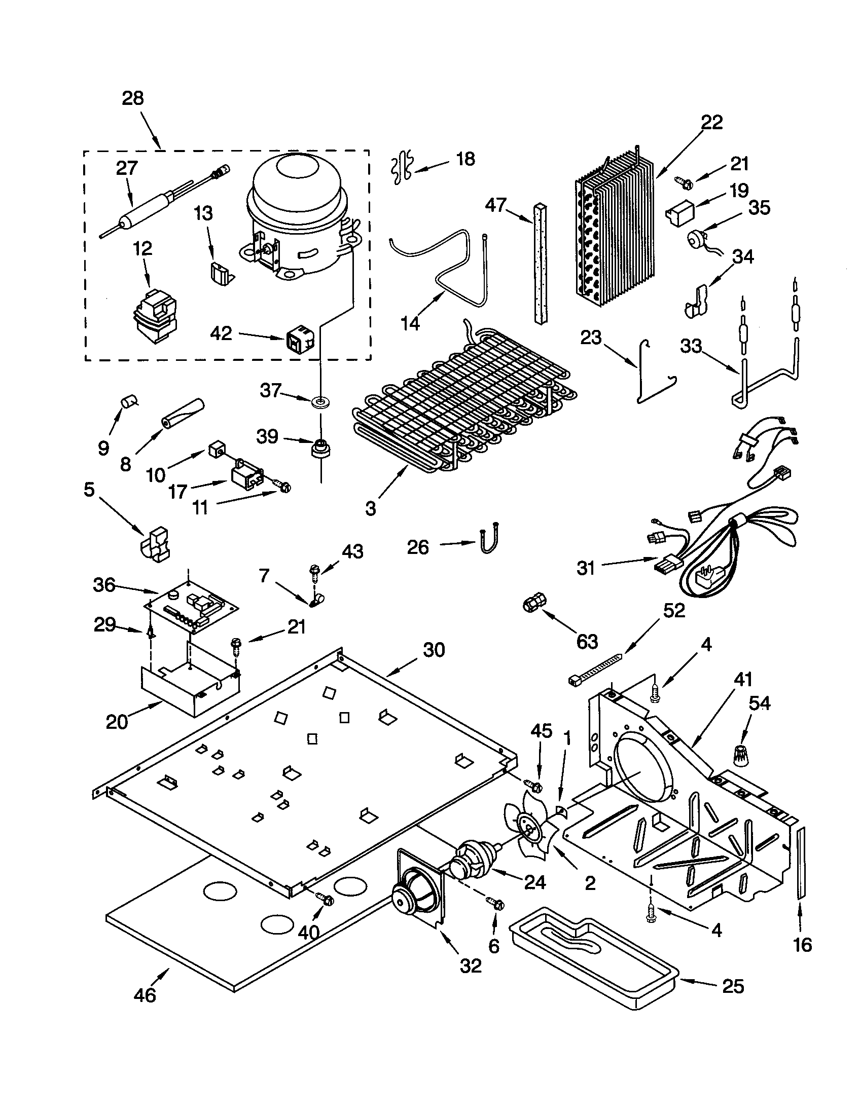 Whirlpool GD25SFCHS11 unit diagram