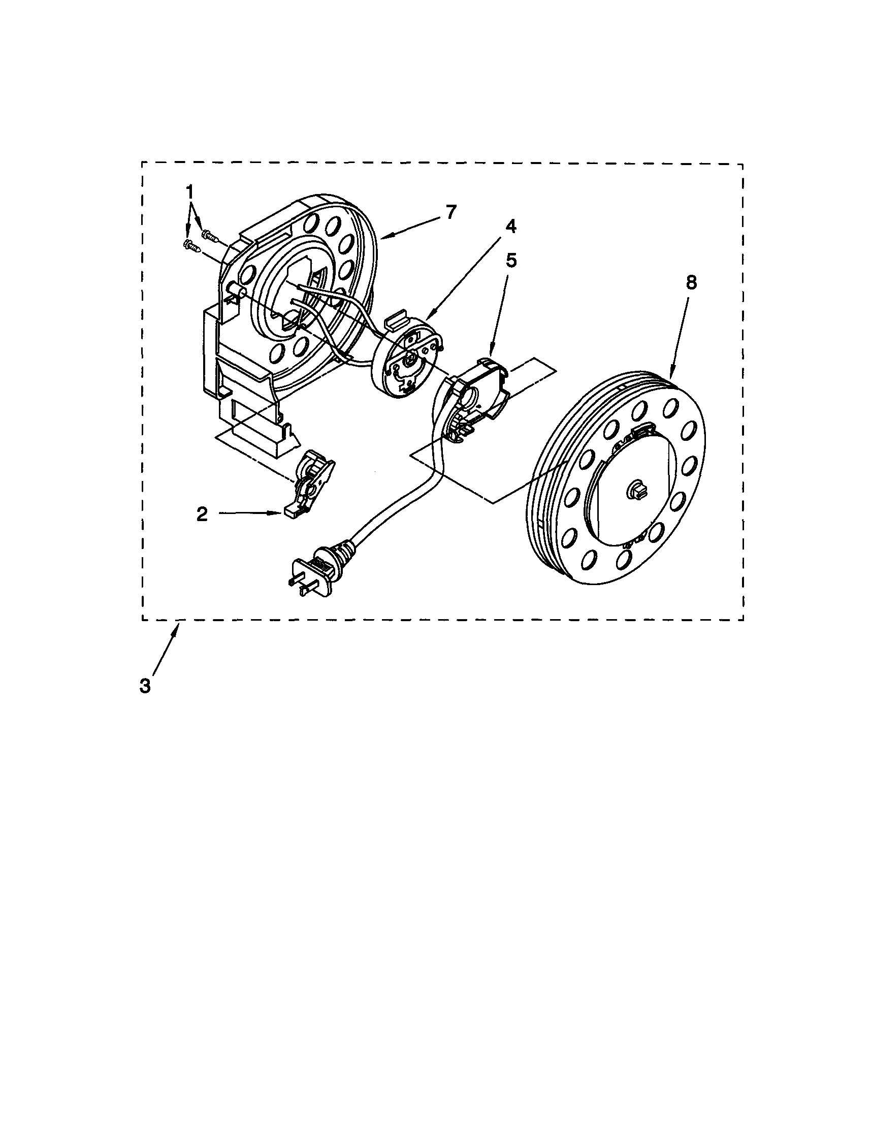Kenmore 11620812007 power cord reel diagram