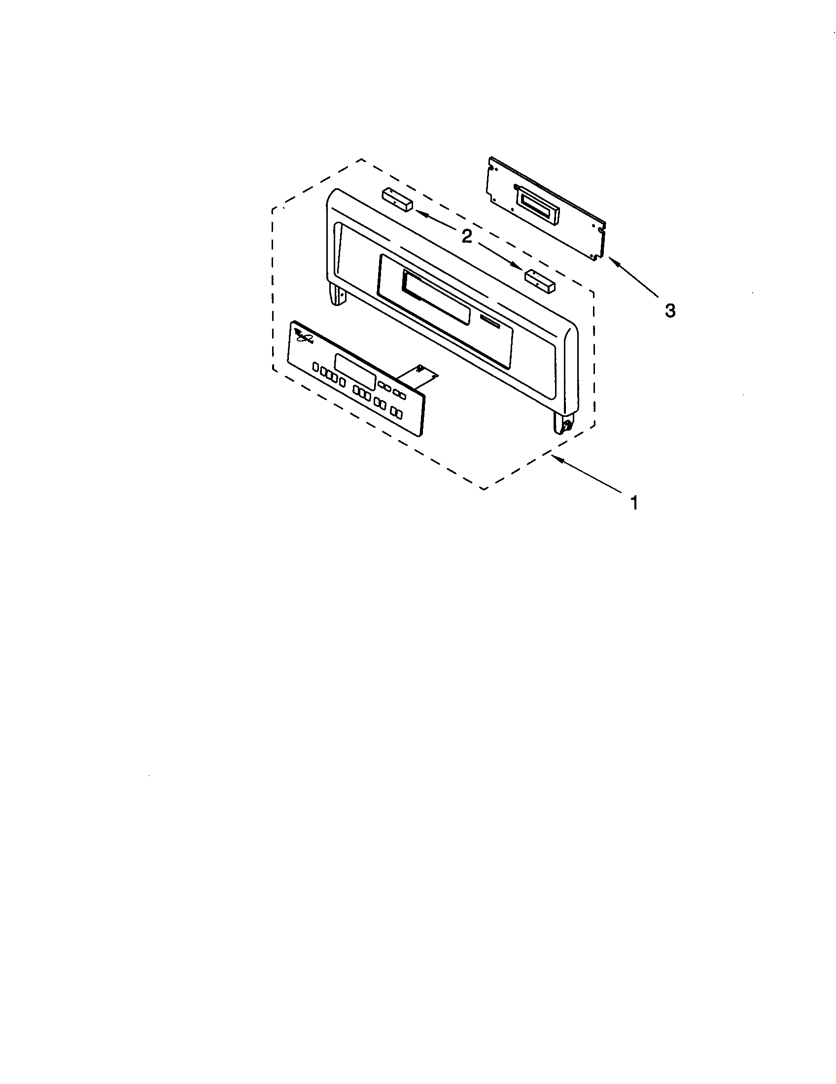 Whirlpool RBD276PDQ9 control panel diagram