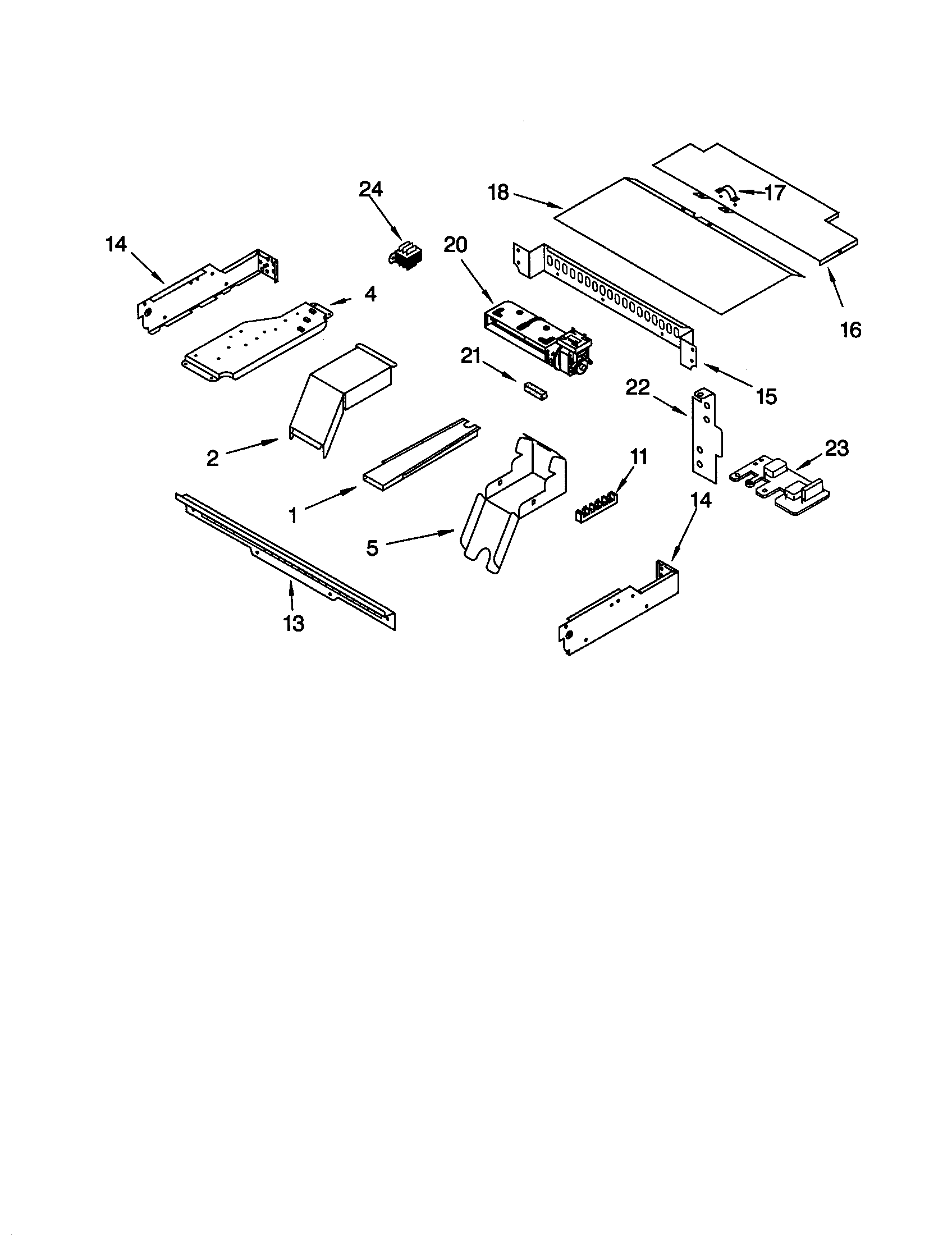 Whirlpool RBD276PDQ9 top venting diagram