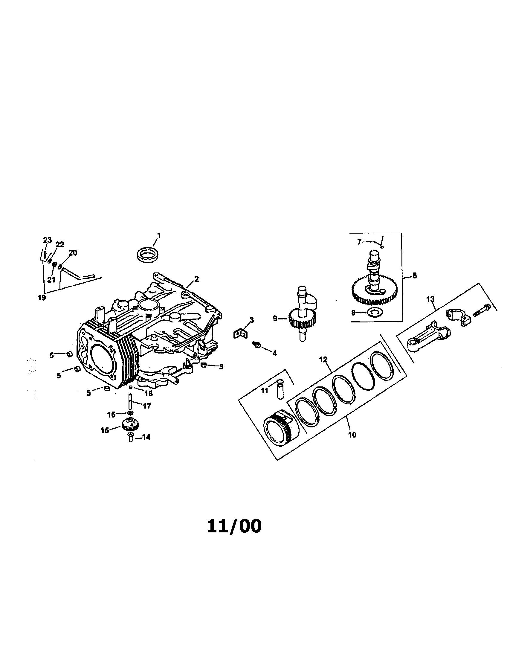 Craftsman 917272061 crankcase diagram