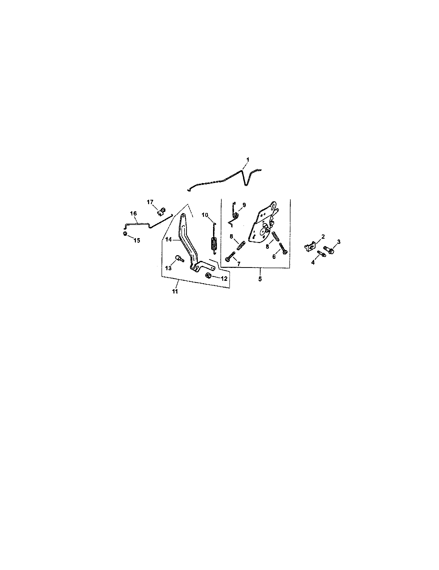 Craftsman 917272061 engine controls diagram